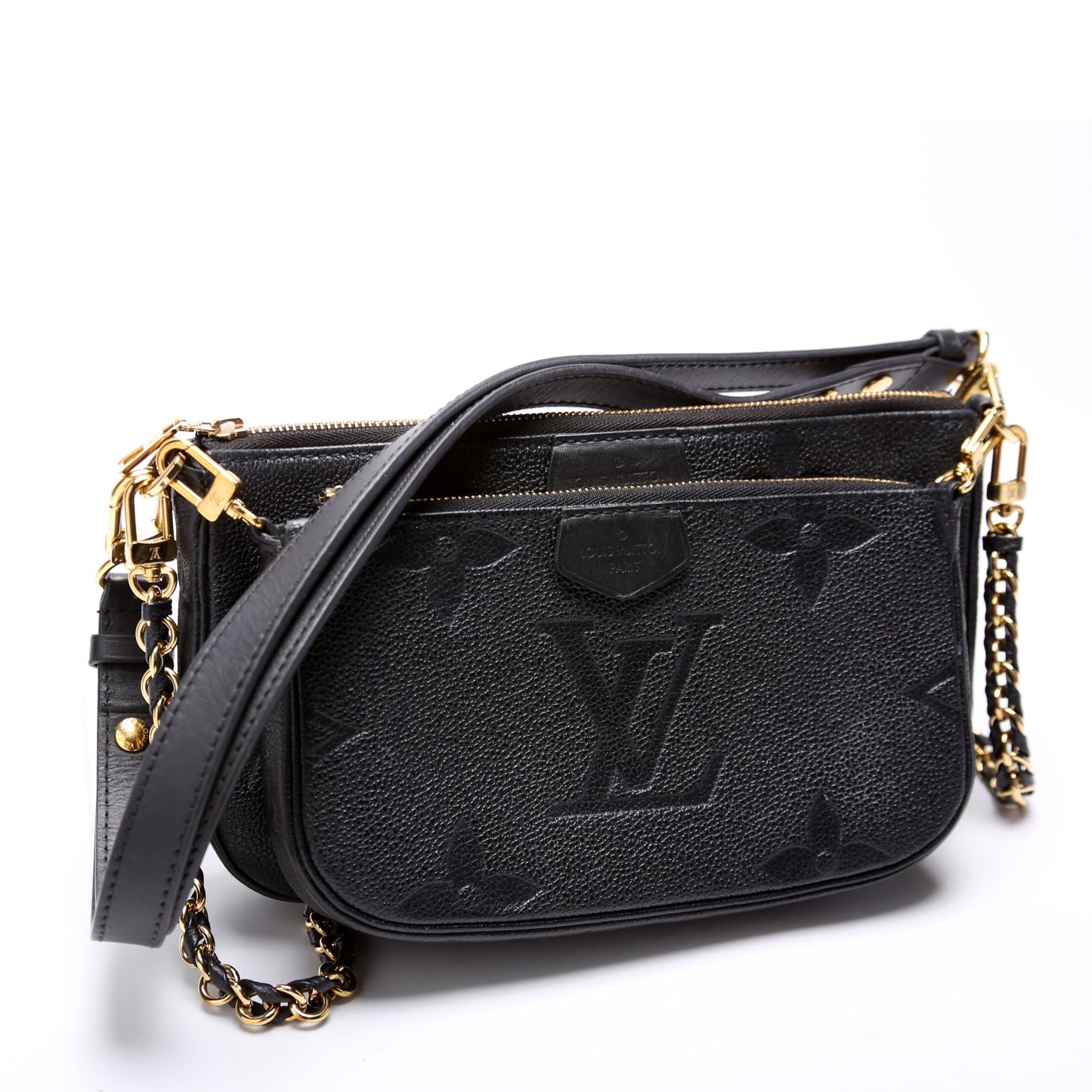Louis Vuitton Multi Pochette Empreinte Black