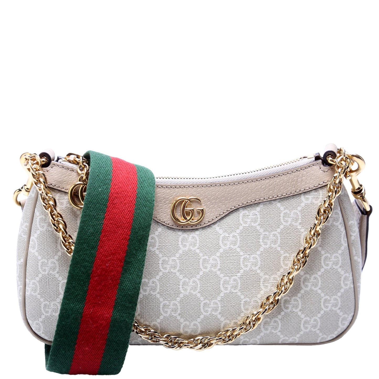 Gucci 735132 GG Supreme Small HandBeige Bag