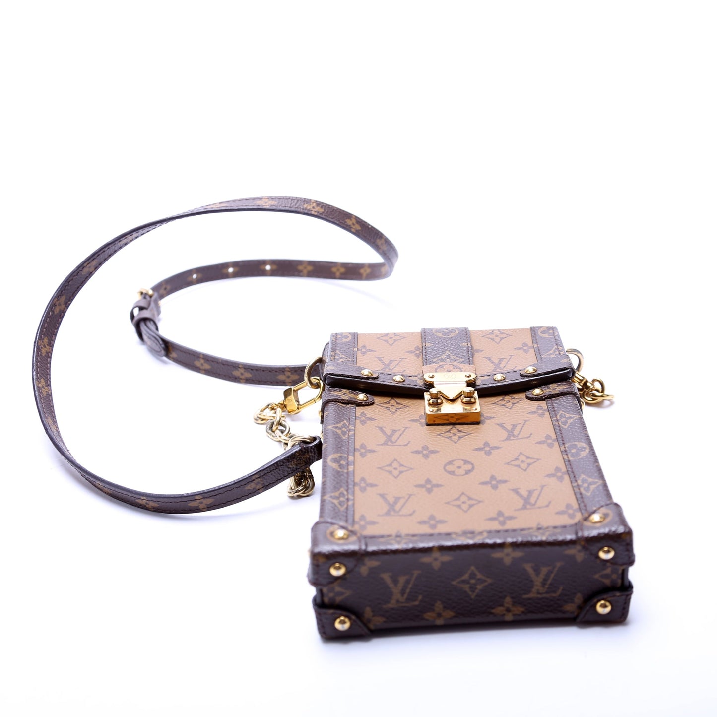 Louis Vuitton Pochette Trunk Vertical Reversed Monogram