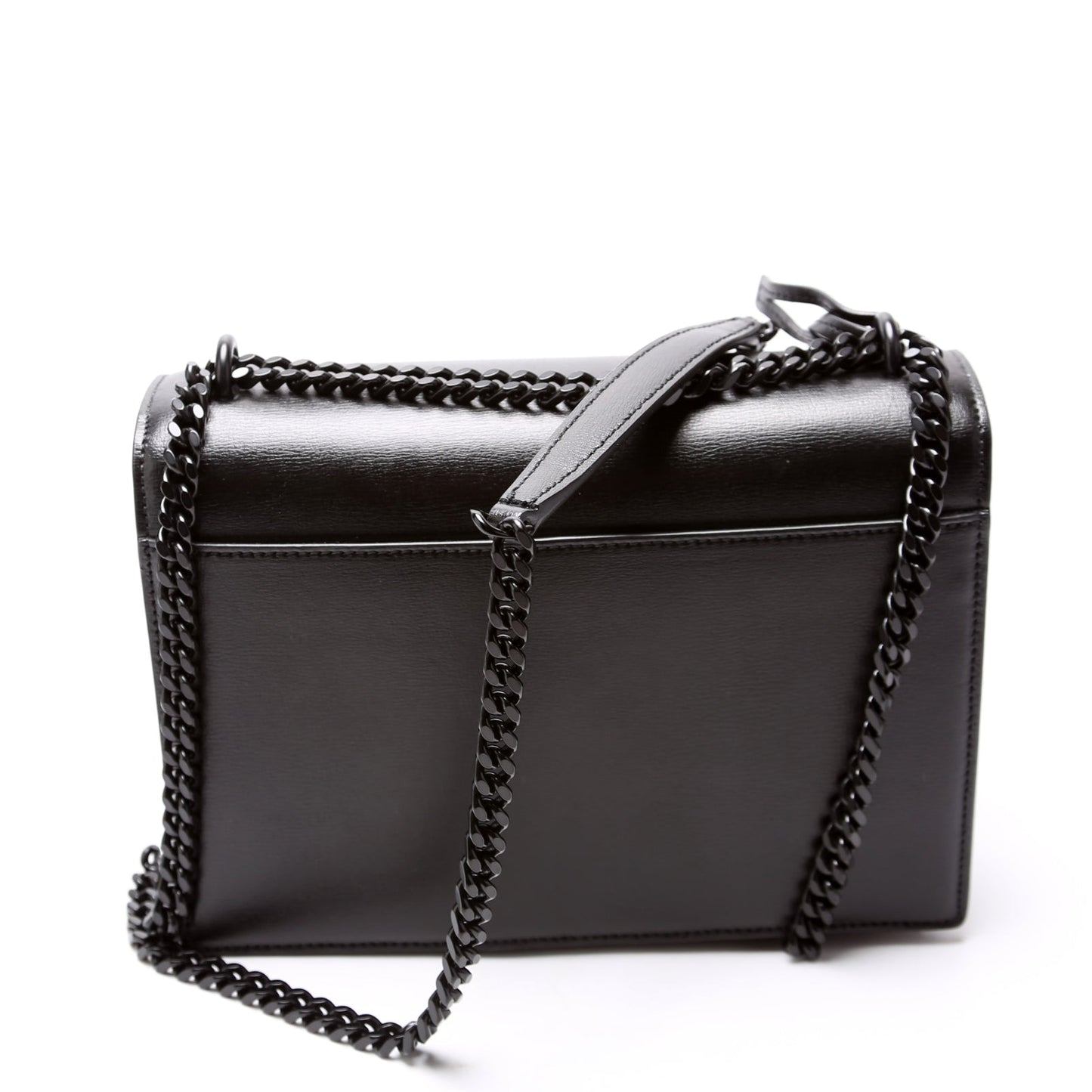 Saint Laurent Sunset Medium Smooth Leather Black 442906 Bag