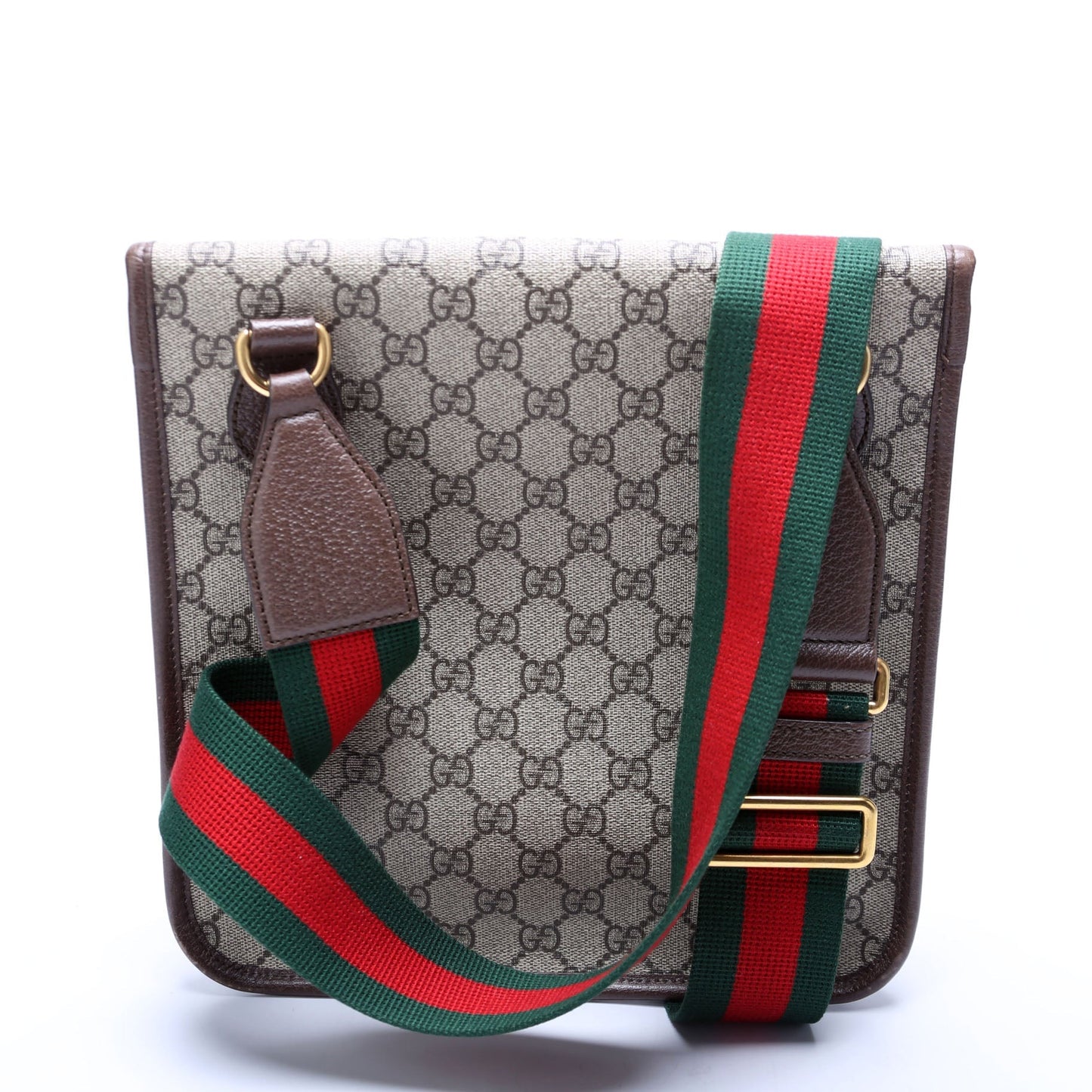 Gucci GG Supreme Neo Vintage Messenger Brown Bag