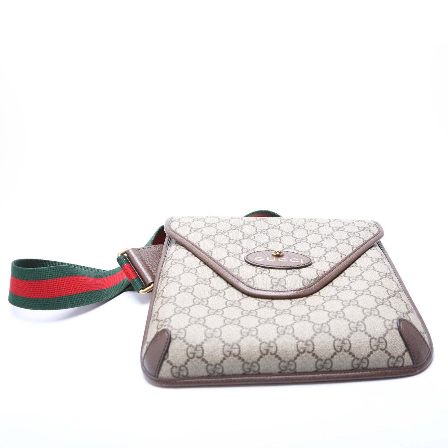 Gucci GG Supreme Neo Vintage Messenger Brown Bag