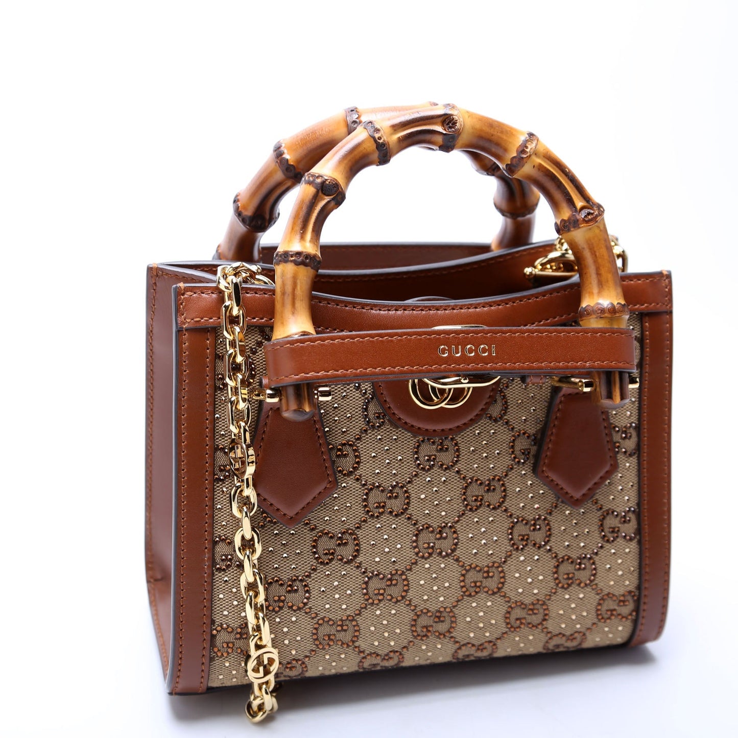 Gucci GG Crystal Mini Diana Tote Bag