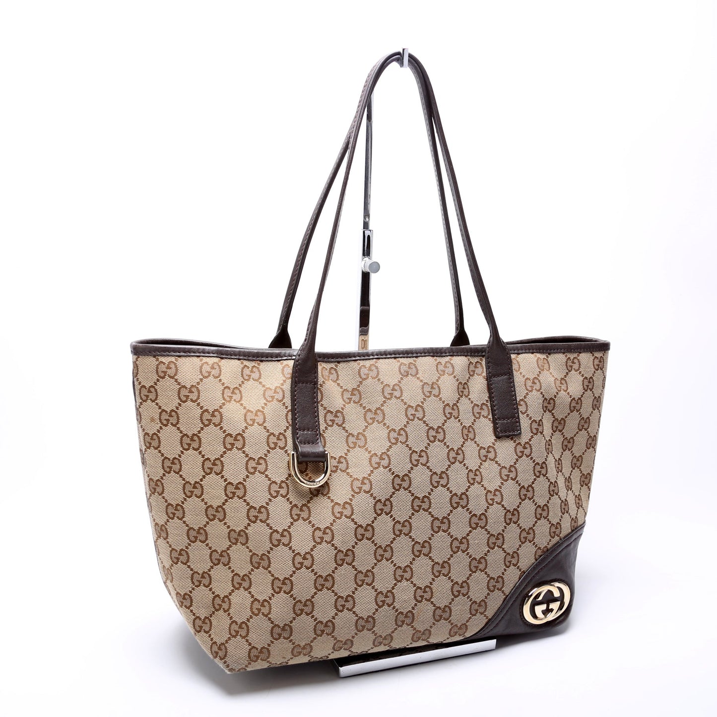 Gucci 169946 Britt Shoulder Small Brown Bag
