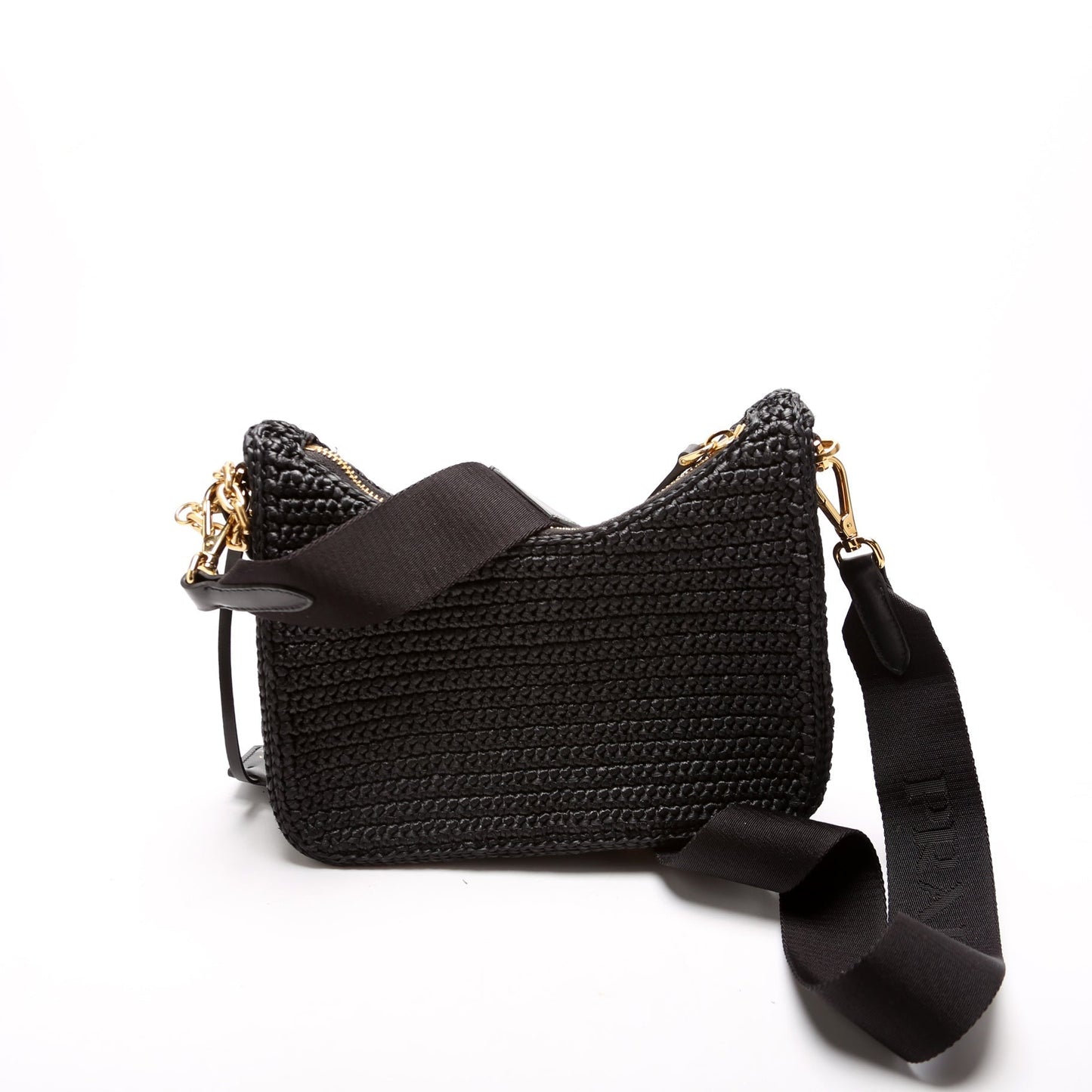 Prada 1BH204 Raffia Re-Edition 2005 Shoulder Bag