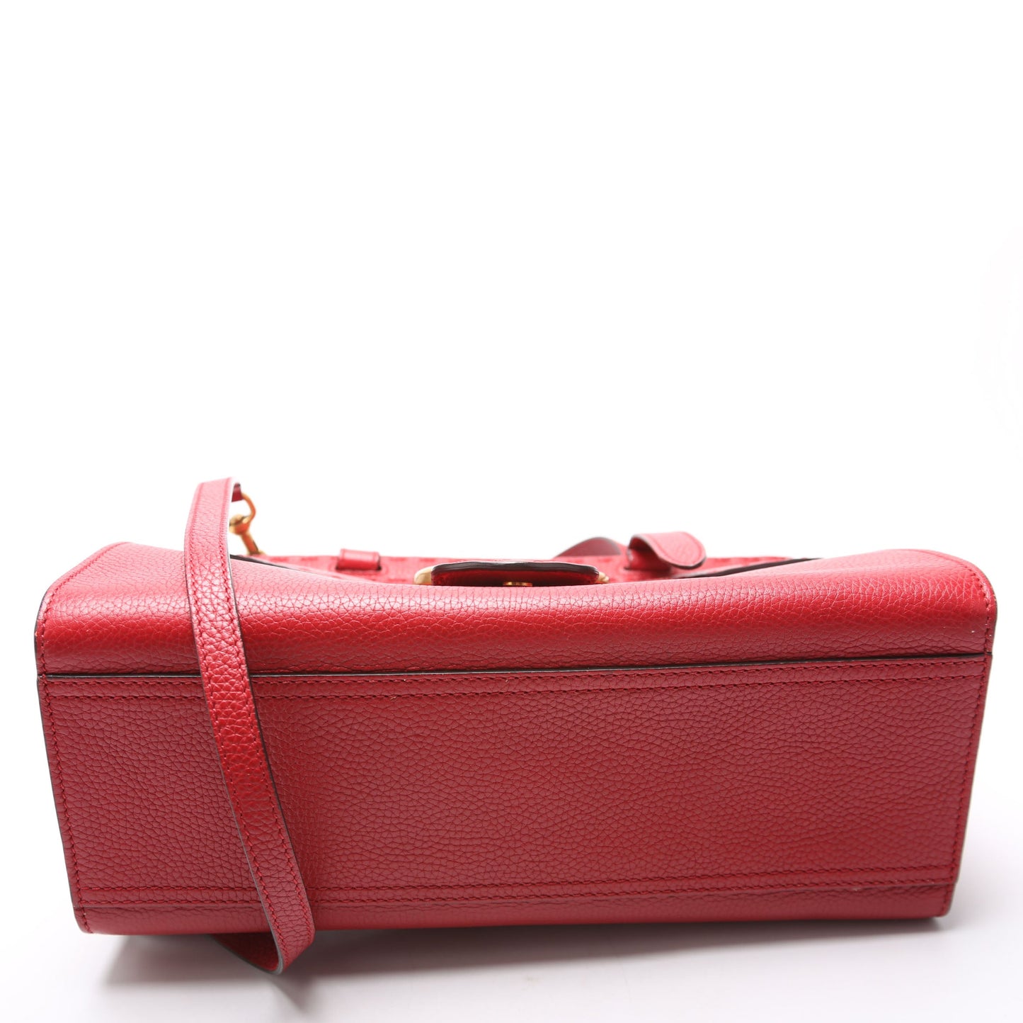 Gucci 421890 Marmont Top Handle Small Red Bag