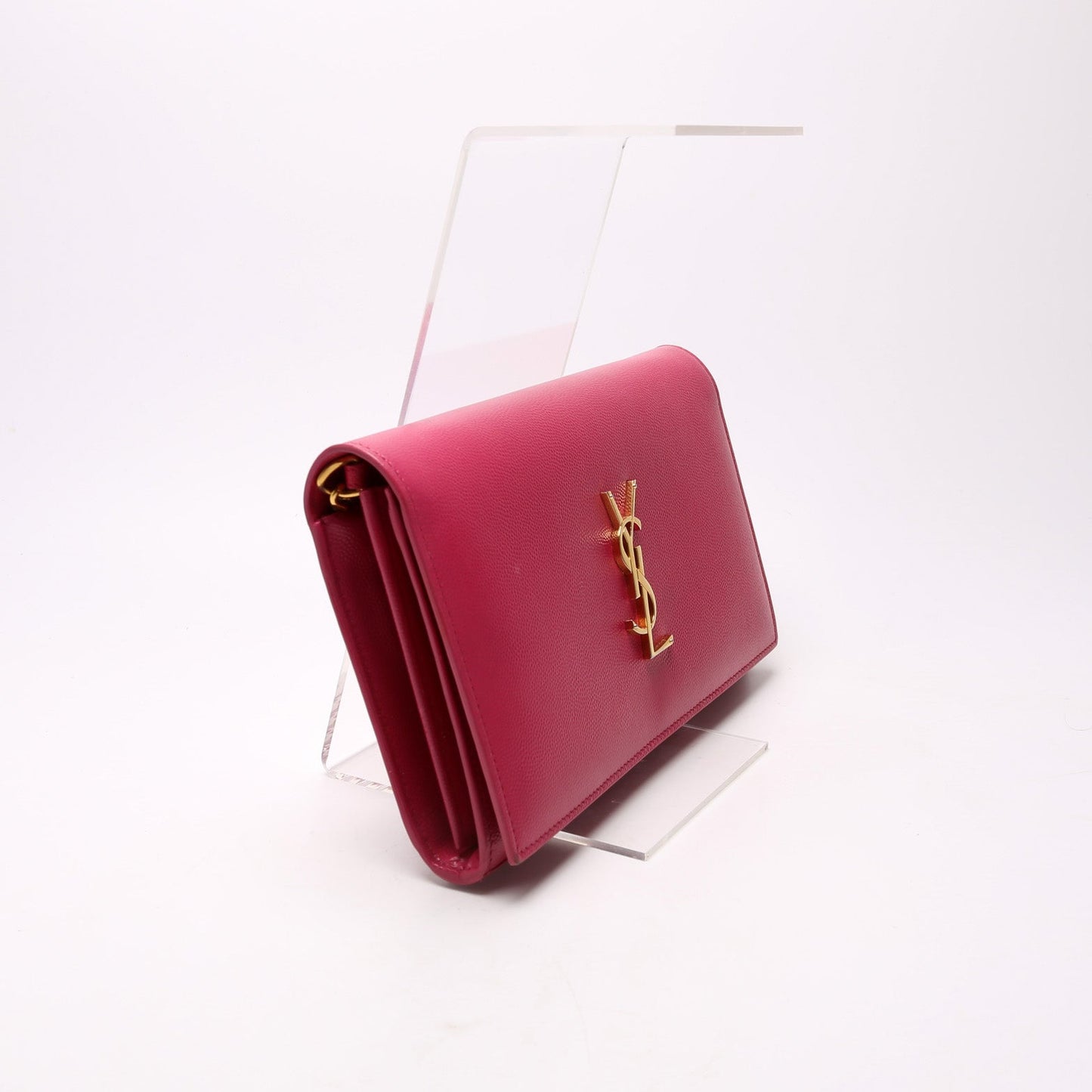 Saint Laurent Kate Chain Wallet Pink Bag