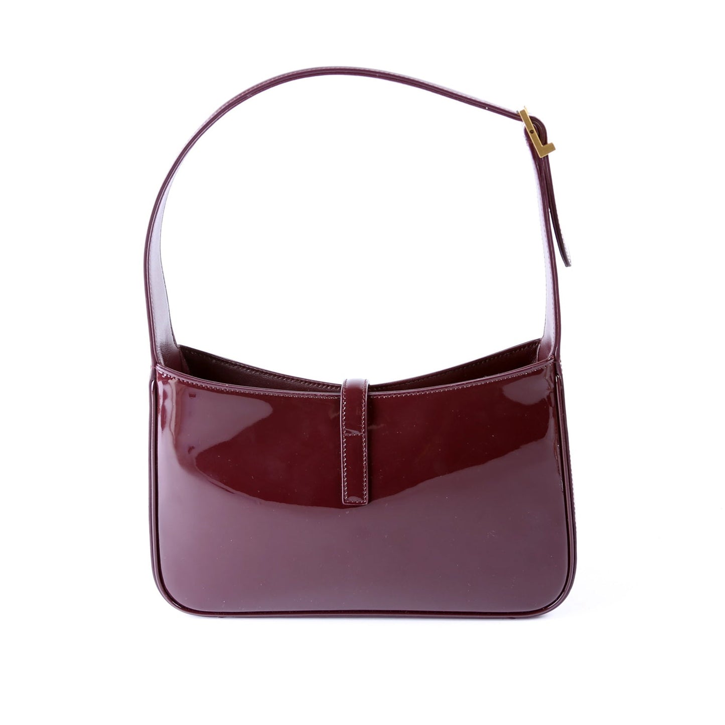 Saint Laurent Le A 7 Hobo Patent Leather Bag