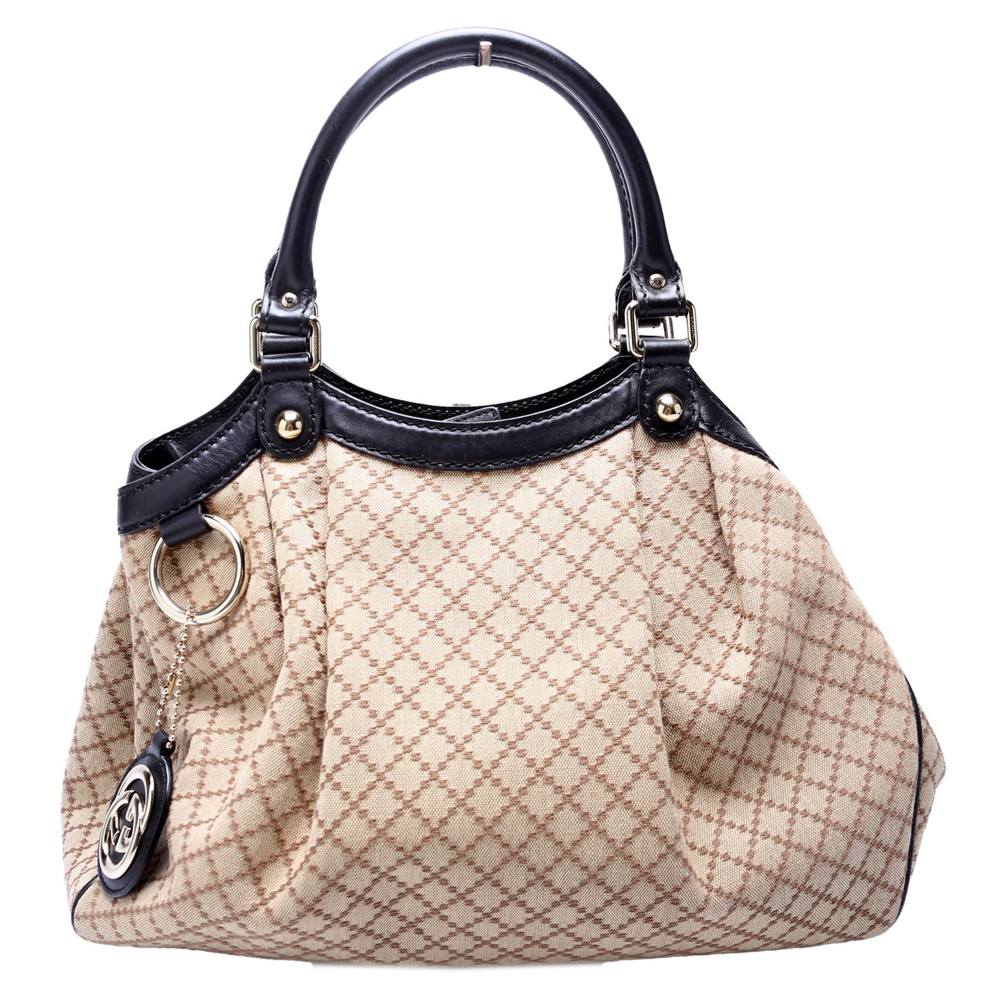 Gucci Sukey Diamante Canvas Medium 211944 Bag
