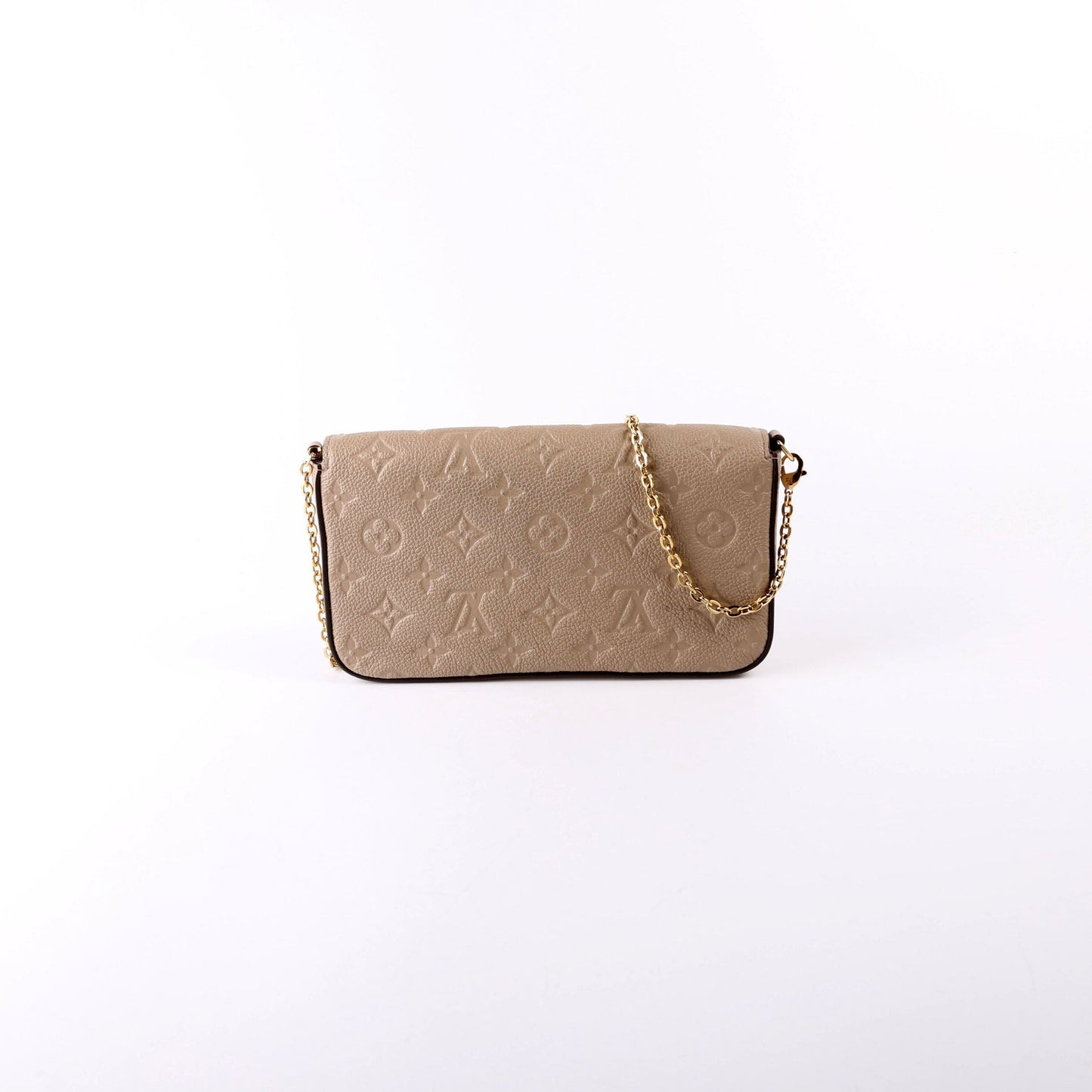Louis Vuitton Pochette Felicie Empreinte Turtledove