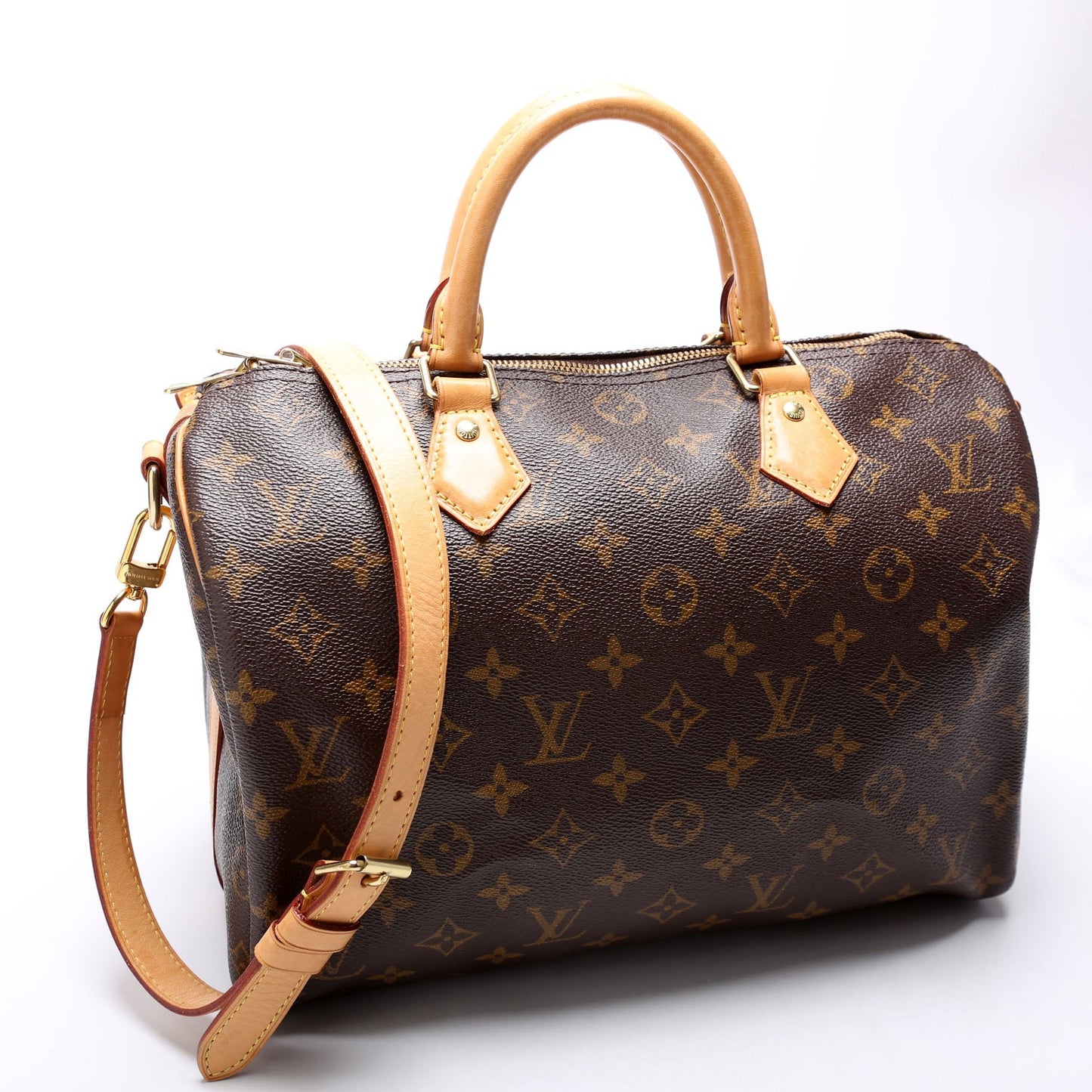 Louis Vuitton Speedy 30 W/Strap Monogram