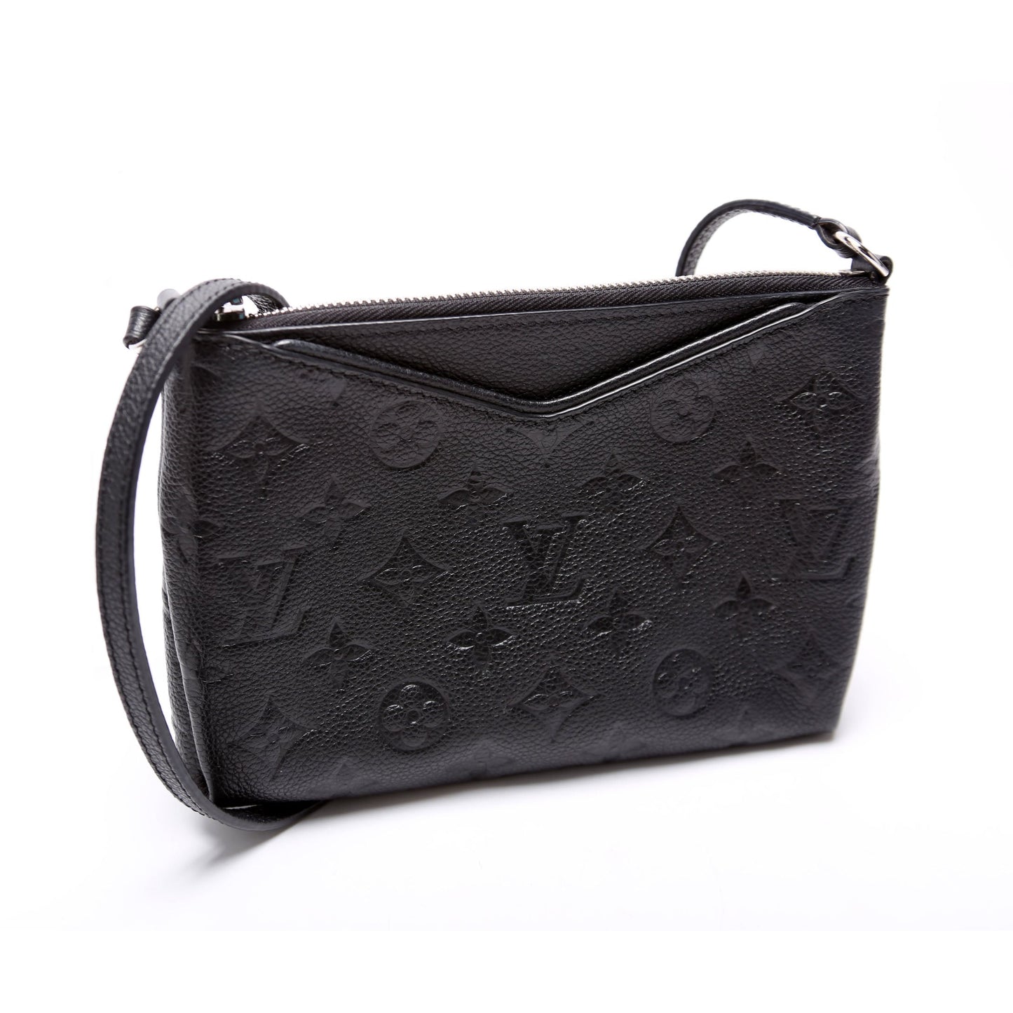 Louis Vuitton Pallas Clutch Uniformes Empreinte Black