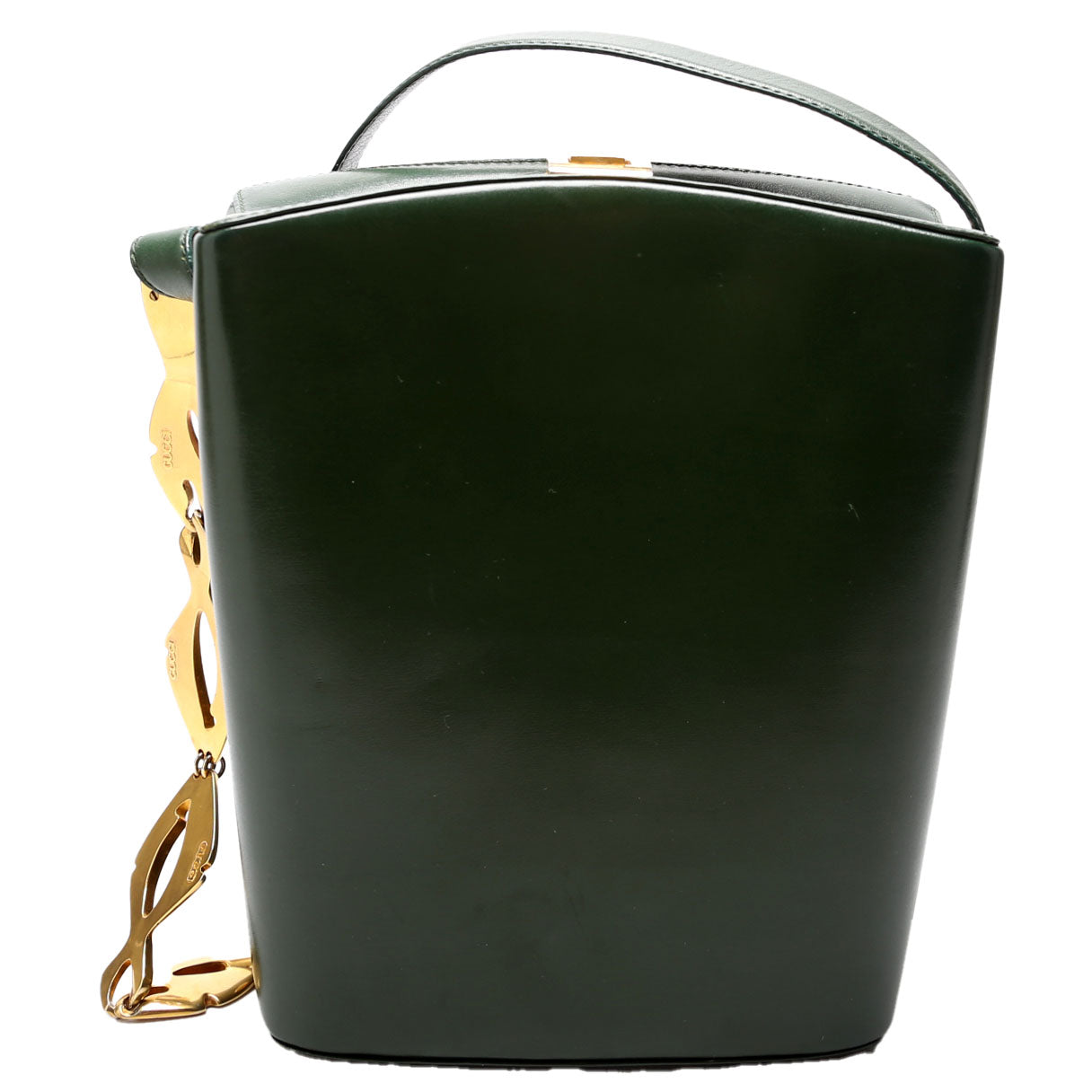 Gucci 001 2174 Box Shoulder Vintage Green Bag