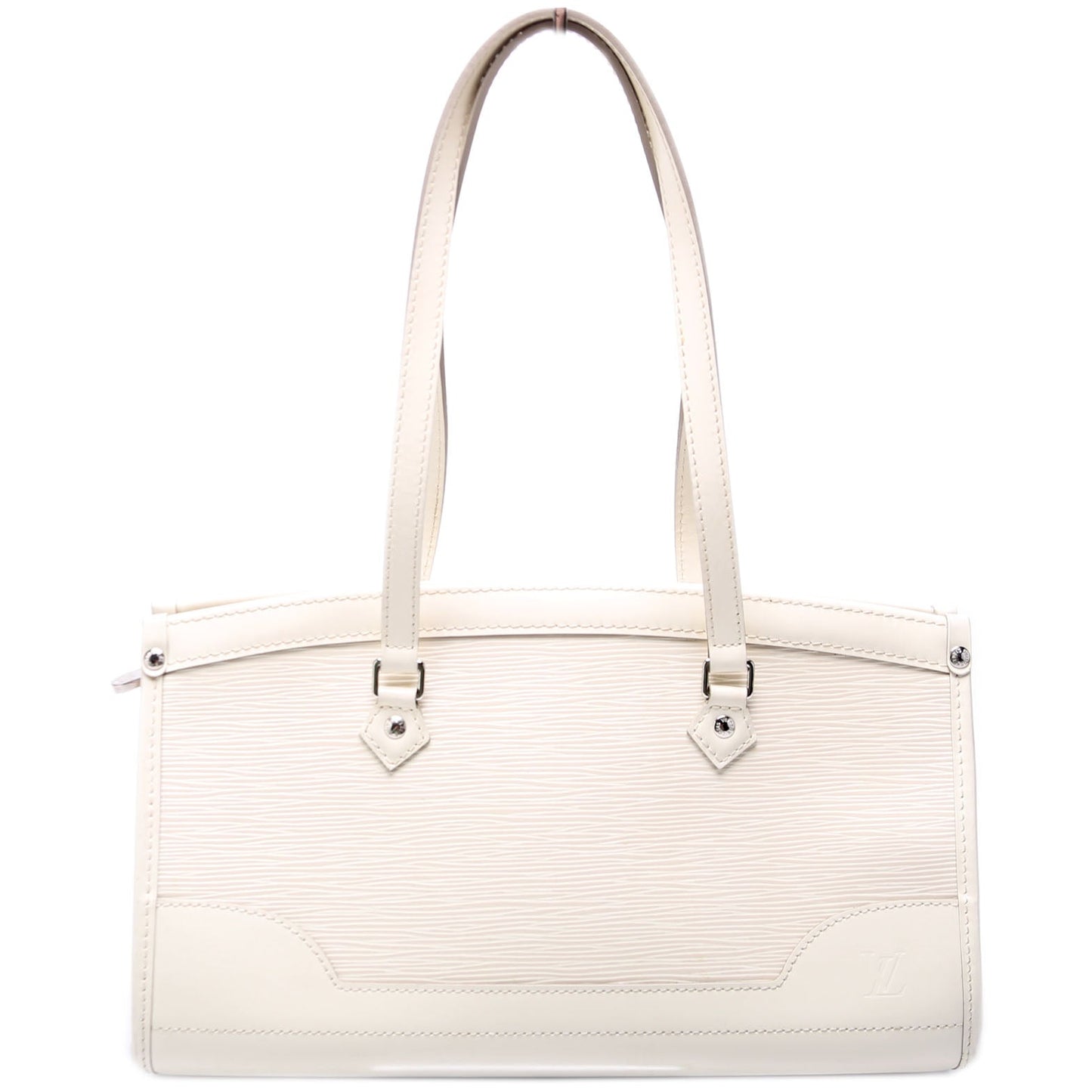 Louis Vuitton Madeleine PM Epi White