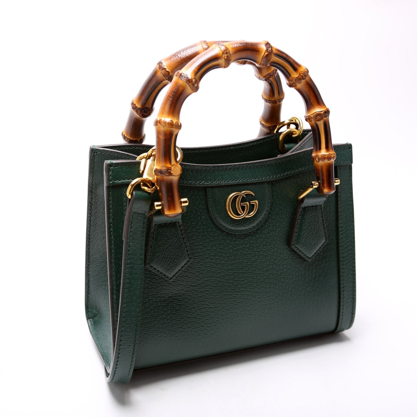 Gucci 702732 Diana Mini Tote Cuir Green Bag