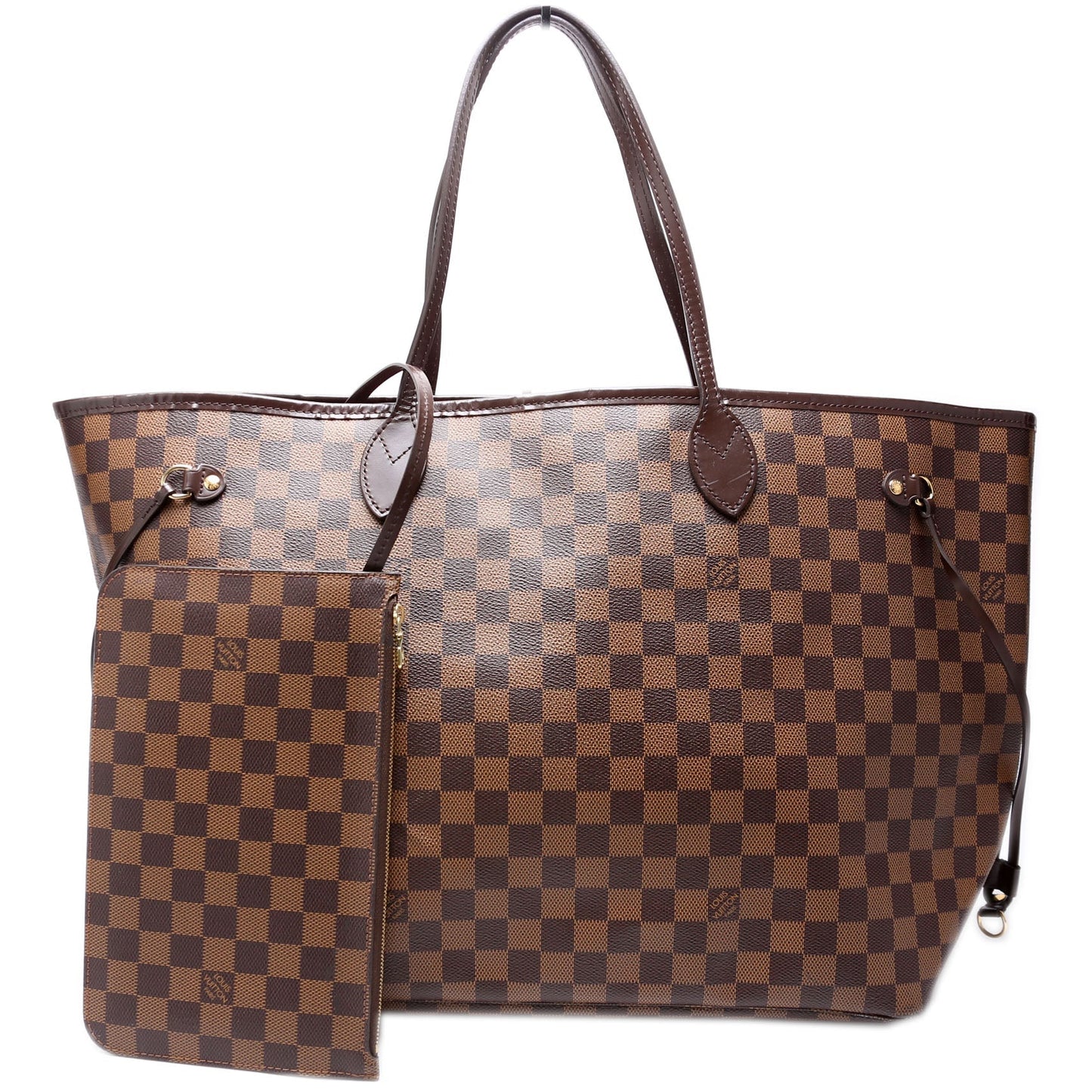 Louis Vuitton Neverfull With Wallet GM Damier Ebene