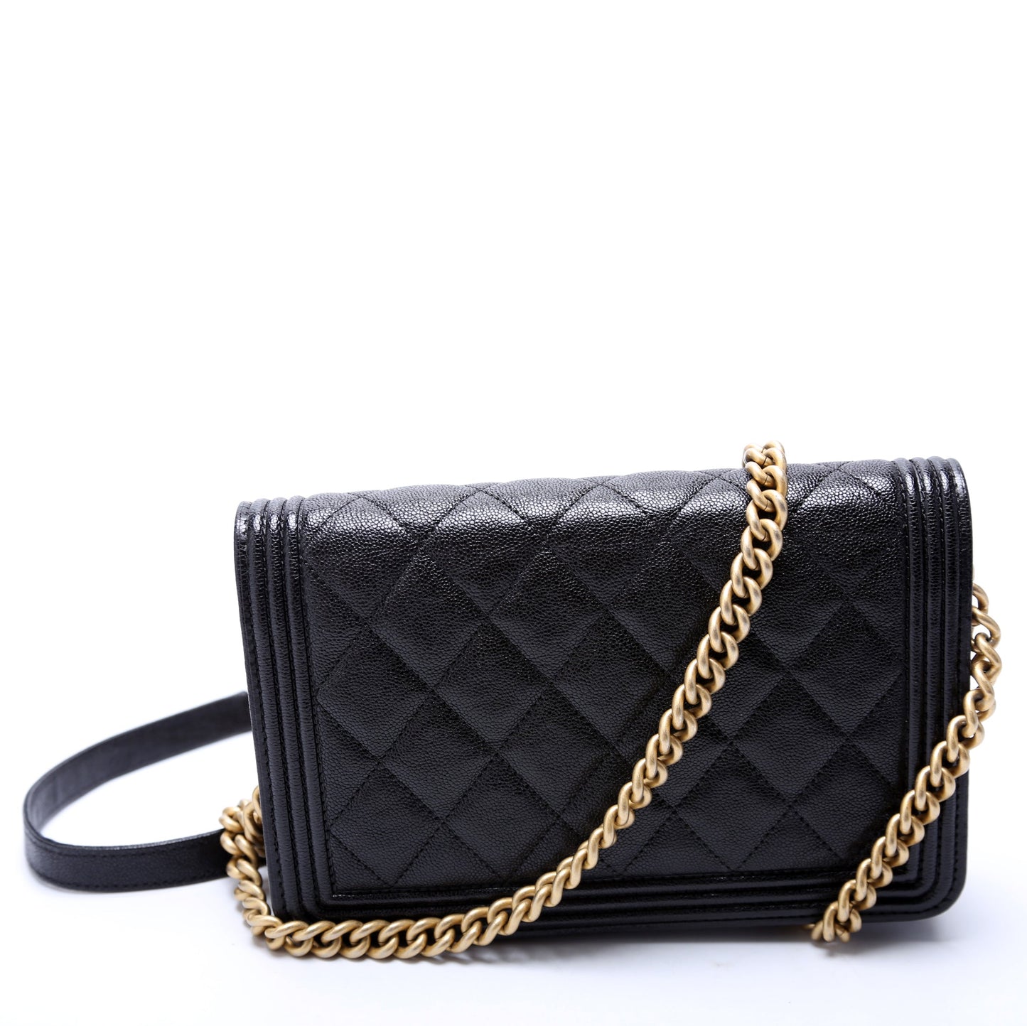 Chanel WOC Boy Caviar Black Bag