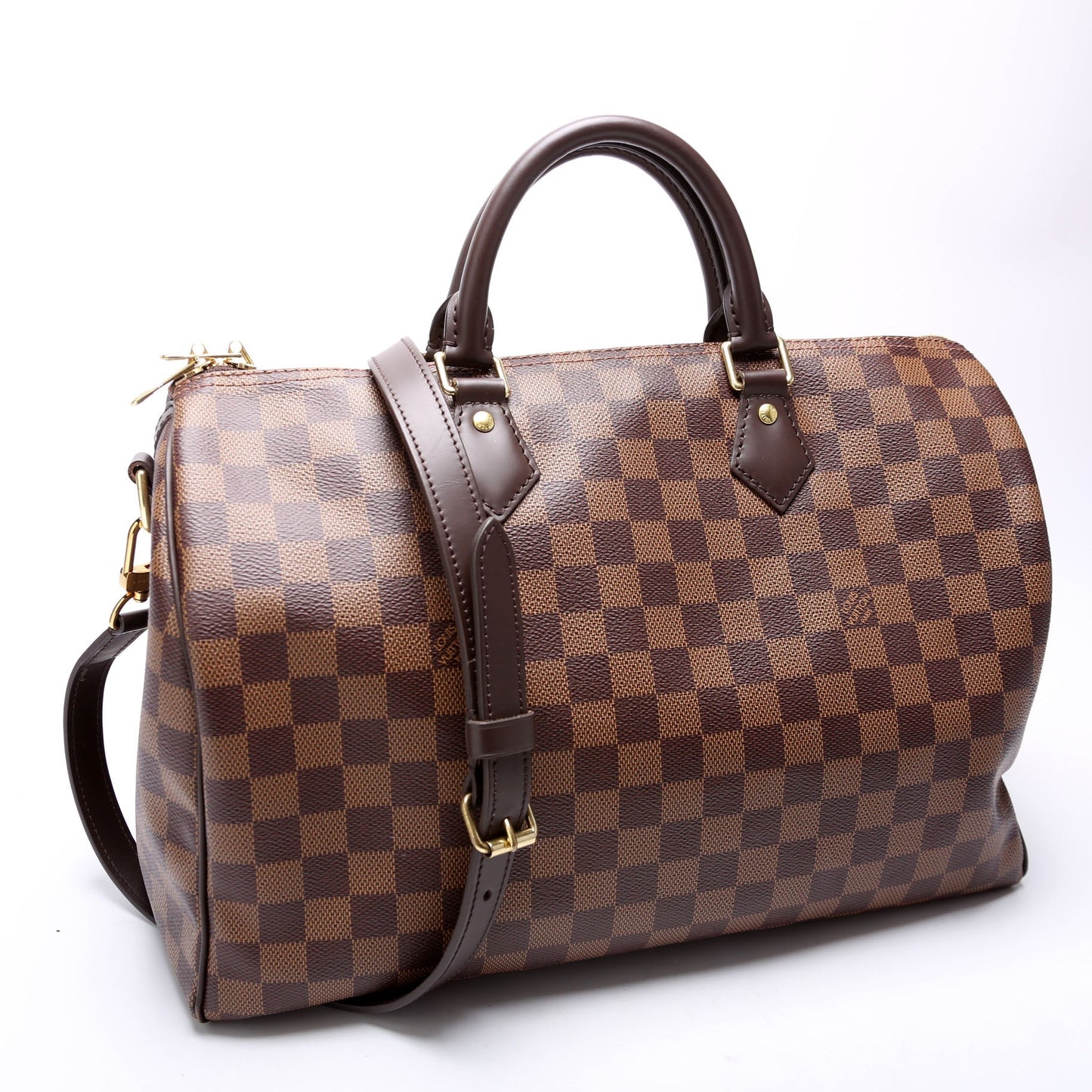 Louis Vuitton Speedy 35 Bandouliere Damier Ebene