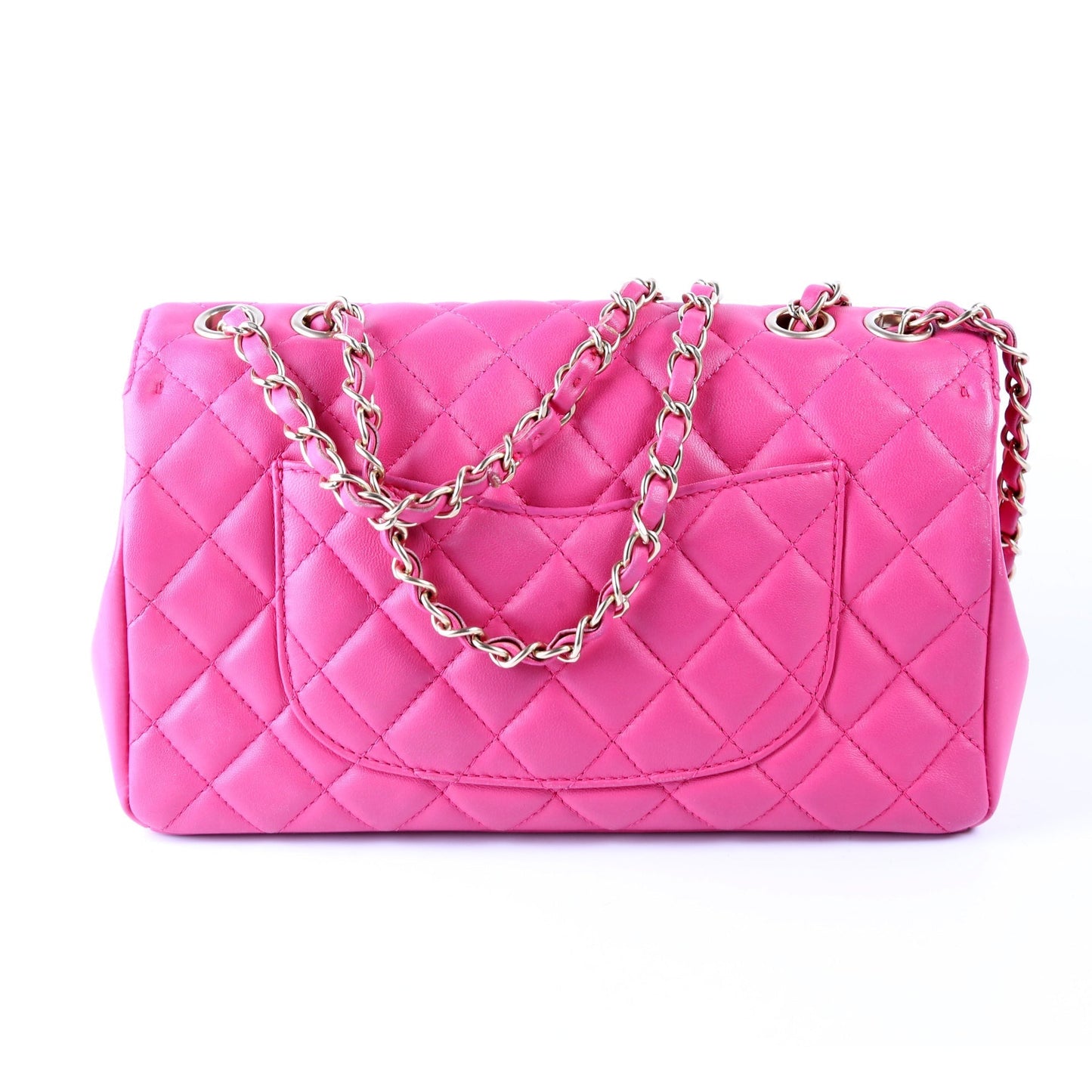 Chanel Mademoiselle Flap Quilted Lambskin 21M Pink Bag