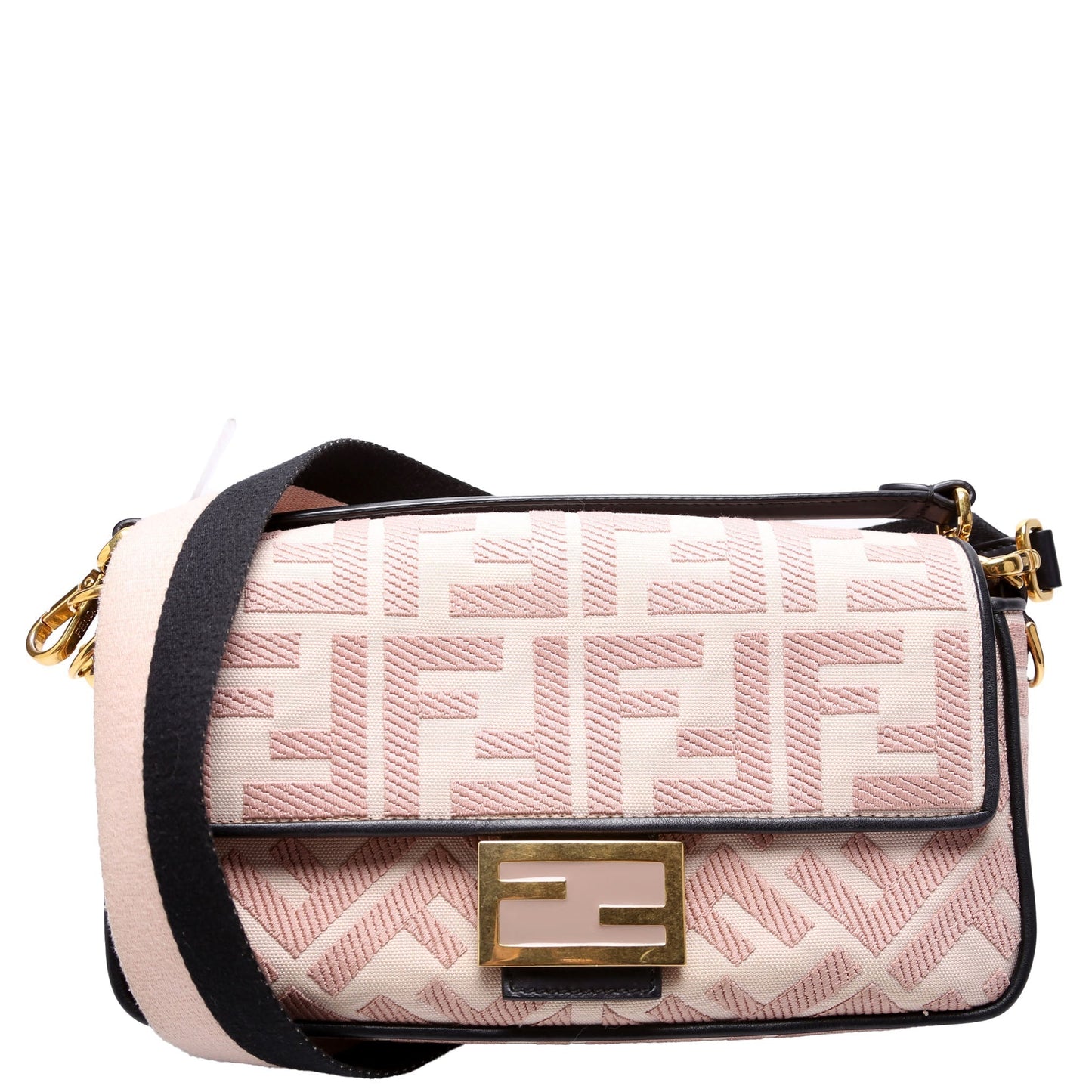 Fendi FF Jacquarduette 8BR600 Pink Bag