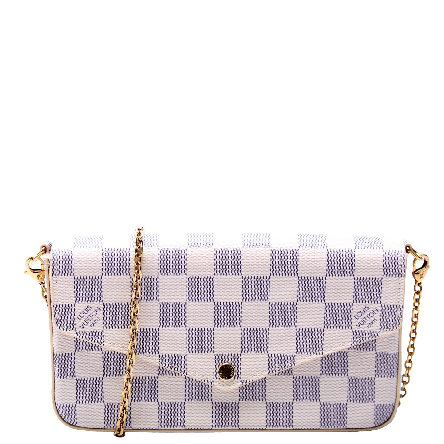 Louis Vuitton Pochette Felicie Damier Azure Pink