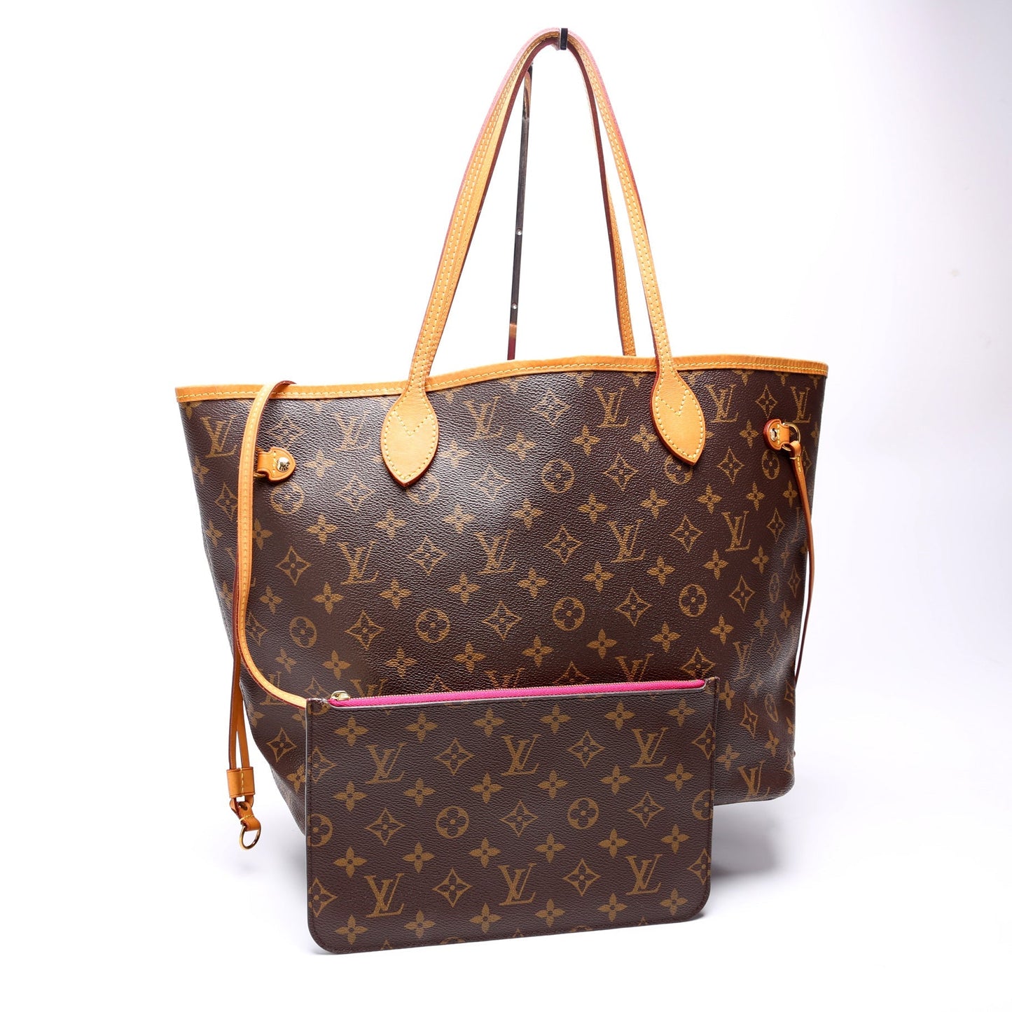 Louis Vuitton Neverfull with Wallet MM Monogram