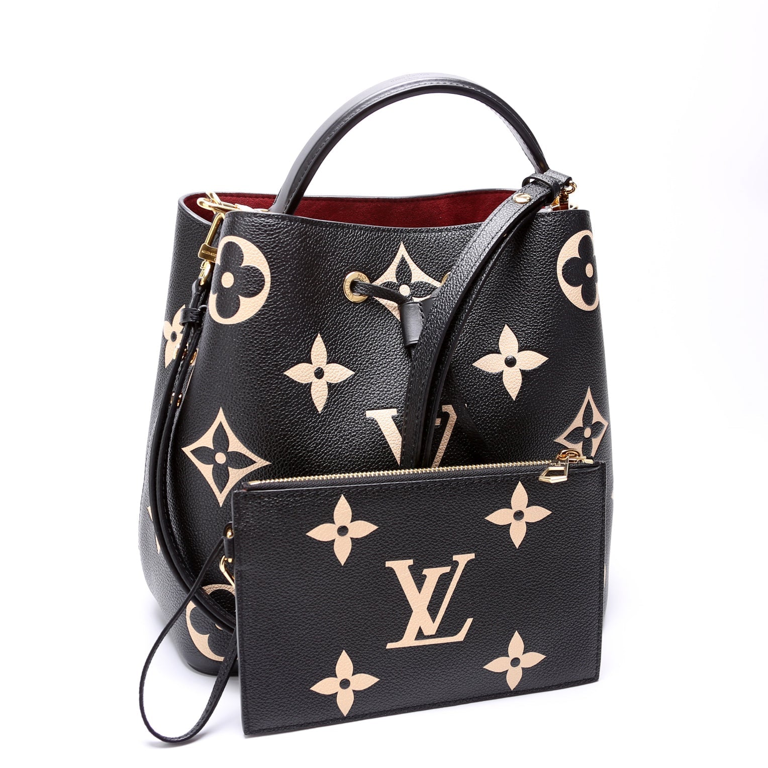 Louis Vuitton Neonoe MM Bicolor Empreinte Black/Beige