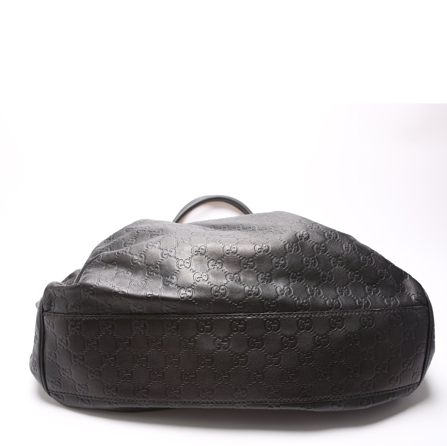 Gucci 211942 Sukey Leather Large Black Bag