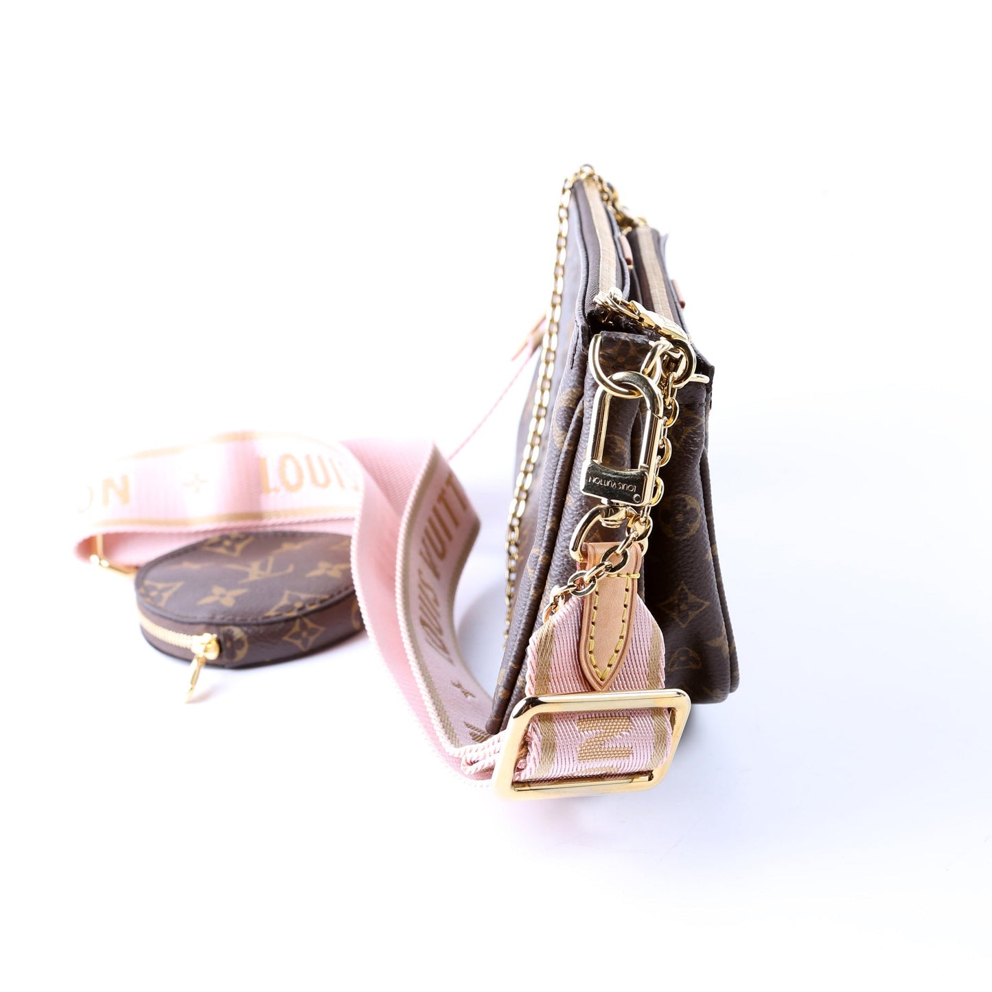 Louis Vuitton Multi Pochette Monogram Pink