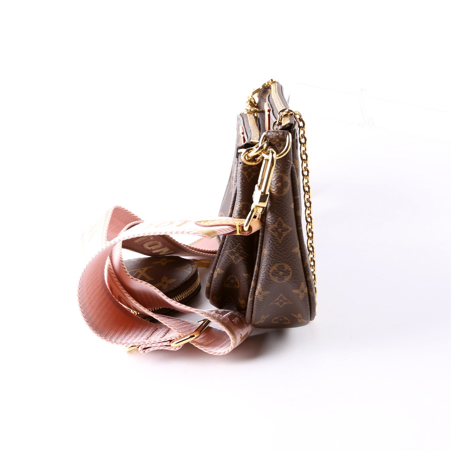 Louis Vuitton Multi Pochette Monogram Pink