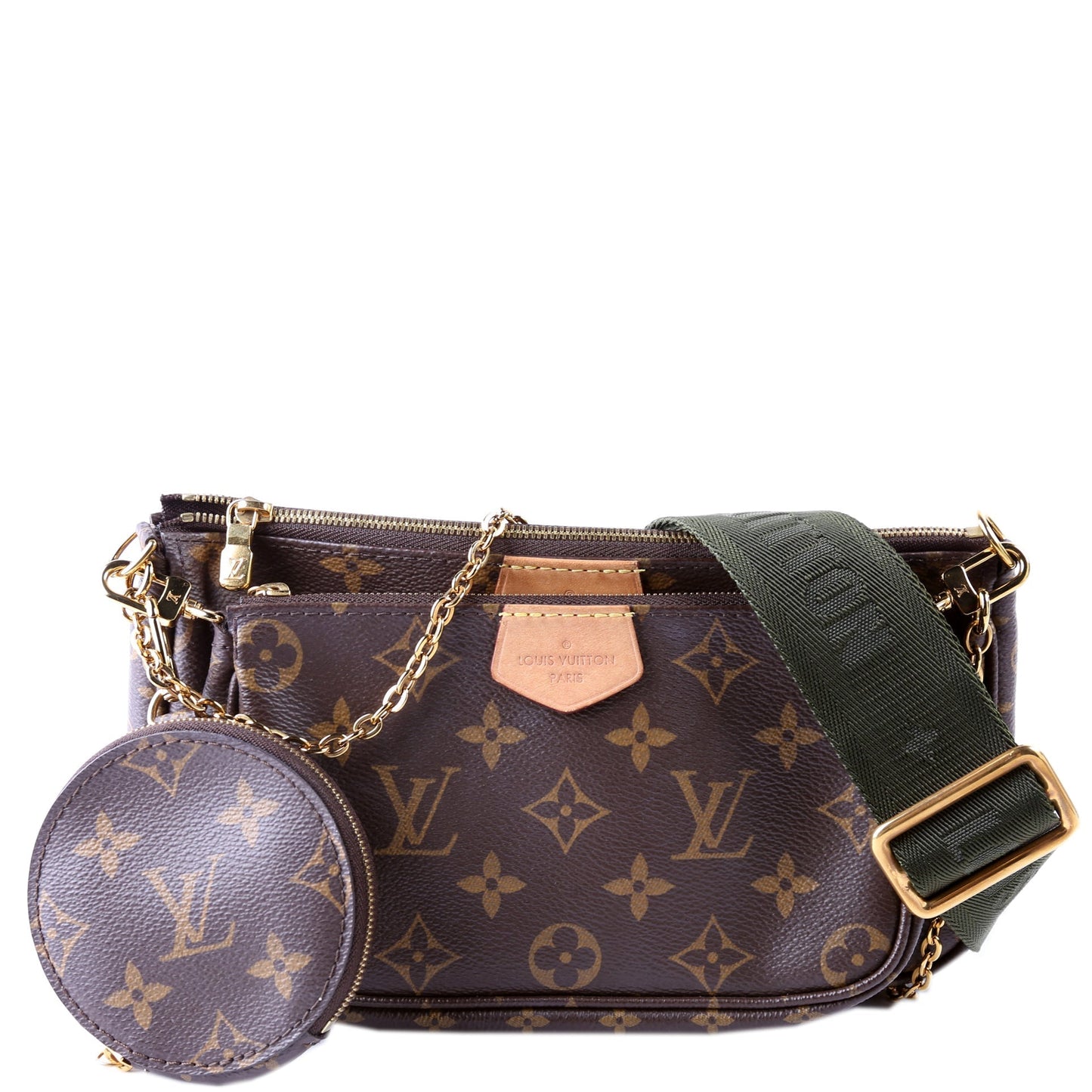 Louis Vuitton Multi Pochette Monogram Green