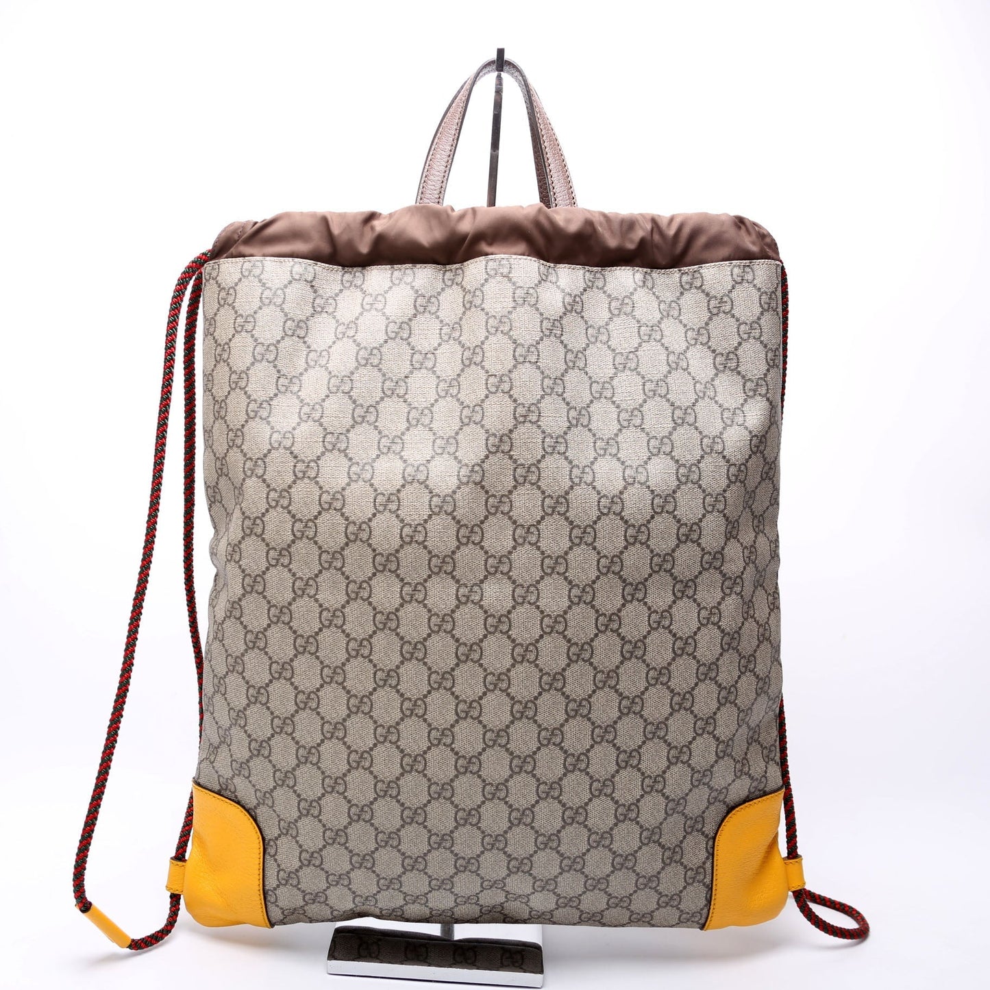 Gucci 473872 Neo Vintage Drawstring Backpack Brown Bag