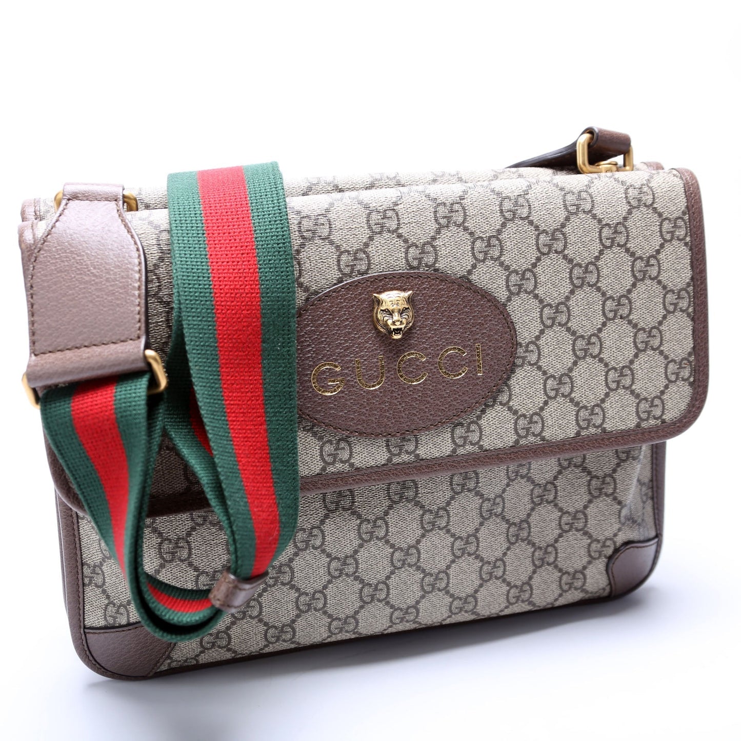 Gucci 495654 Neo Vintage Messenger Brown Bag
