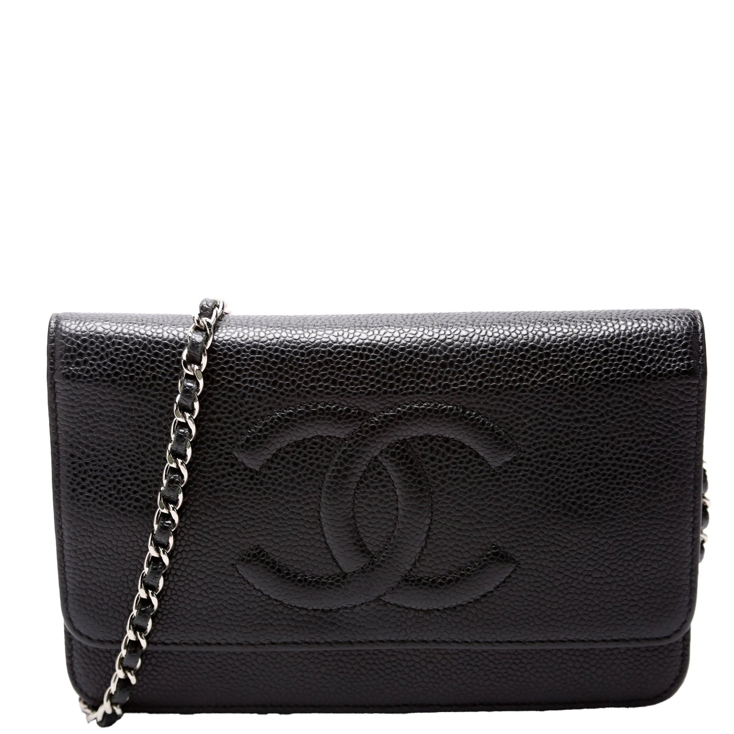 Chanel Wallet On Chain Timeless CC Caviar Black Bag