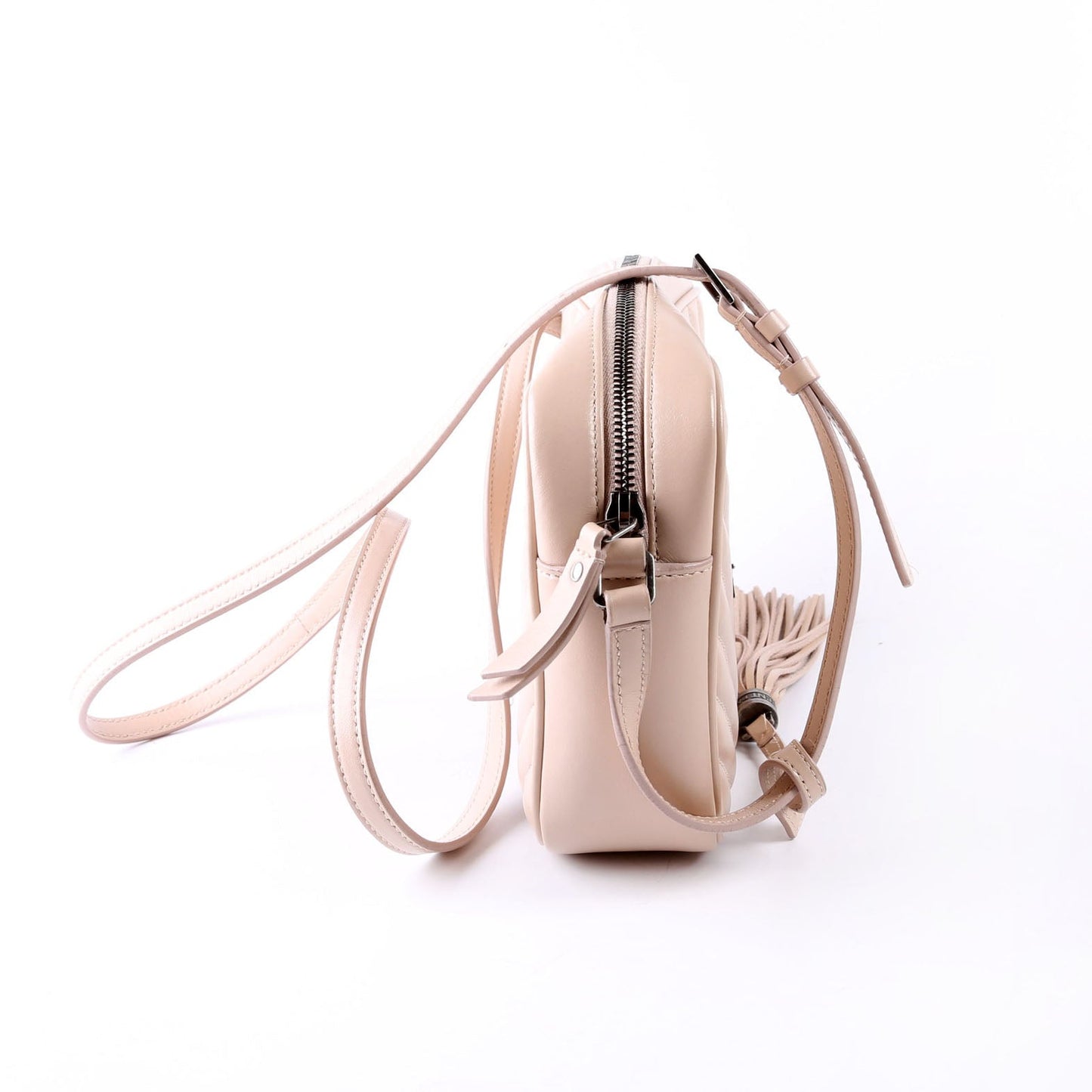 Saint Laurent Lou Camera Quilted 612544 Beige Bag