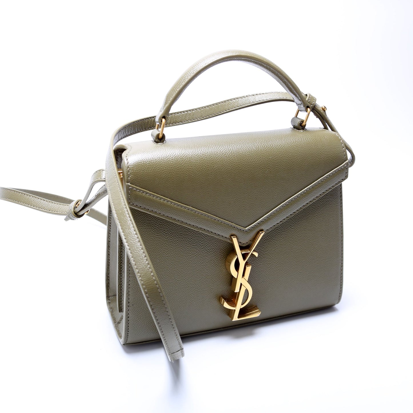 Saint Laurent 623930 Cassandra Top Handle Green Bag