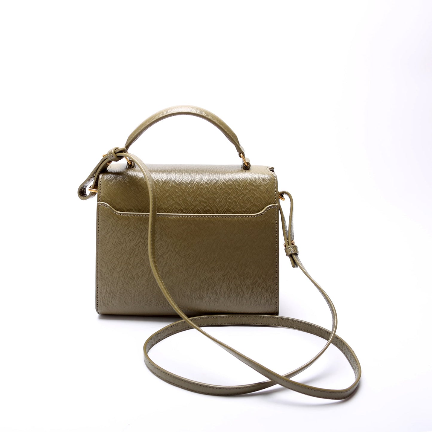 Saint Laurent 623930 Cassandra Top Handle Green Bag