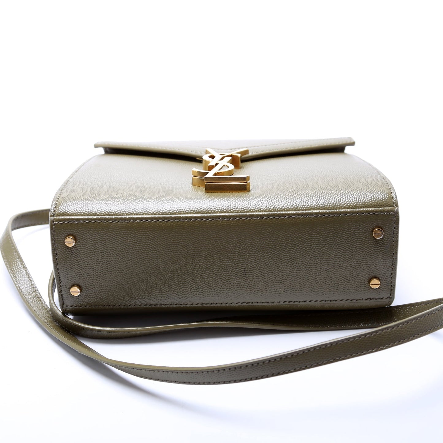 Saint Laurent 623930 Cassandra Top Handle Green Bag