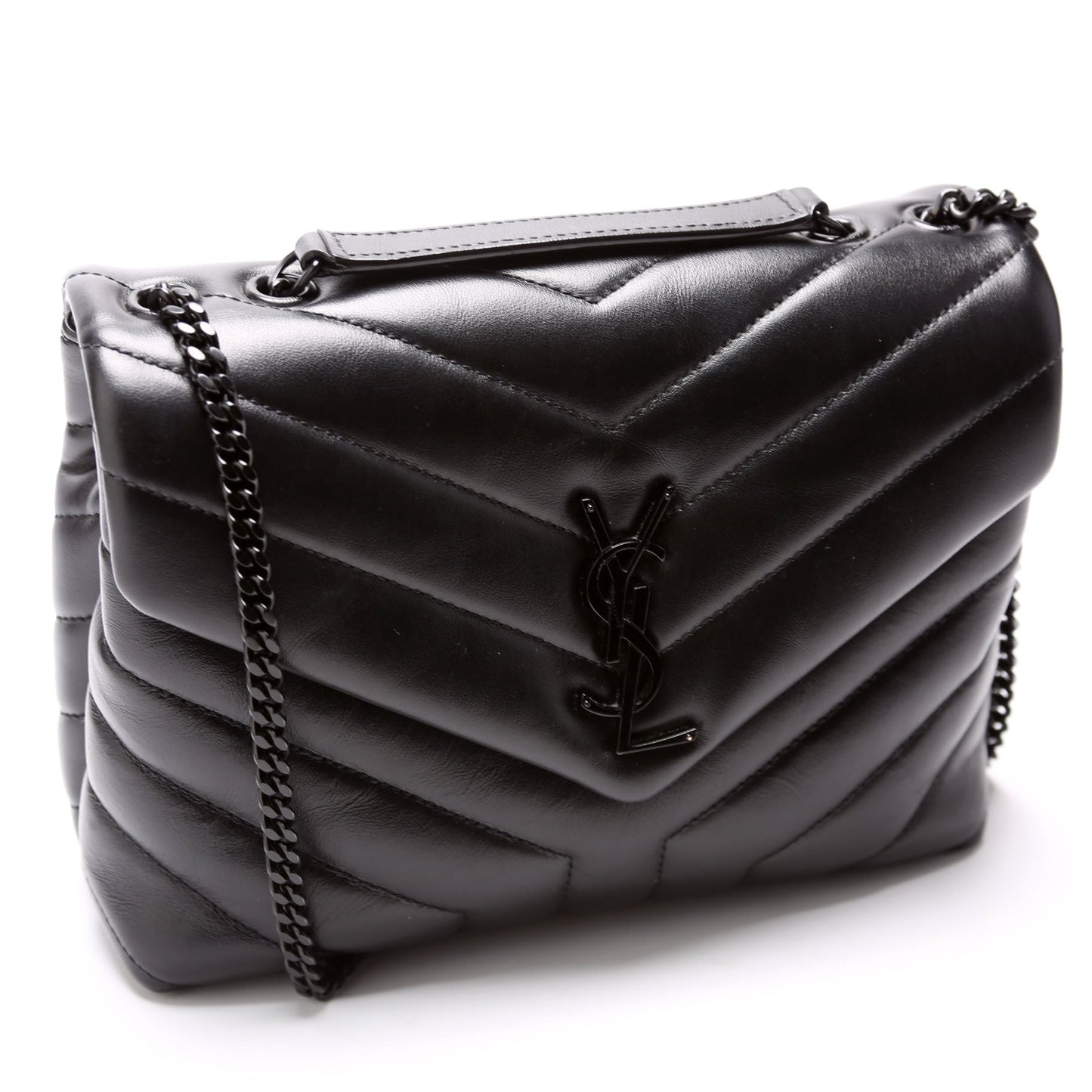 Saint Laurent LouLou Satchel Small 494699 Black Bag