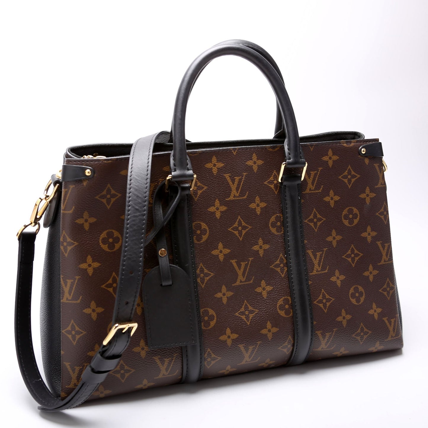 Louis Vuitton Soufflot MM Monogram Black