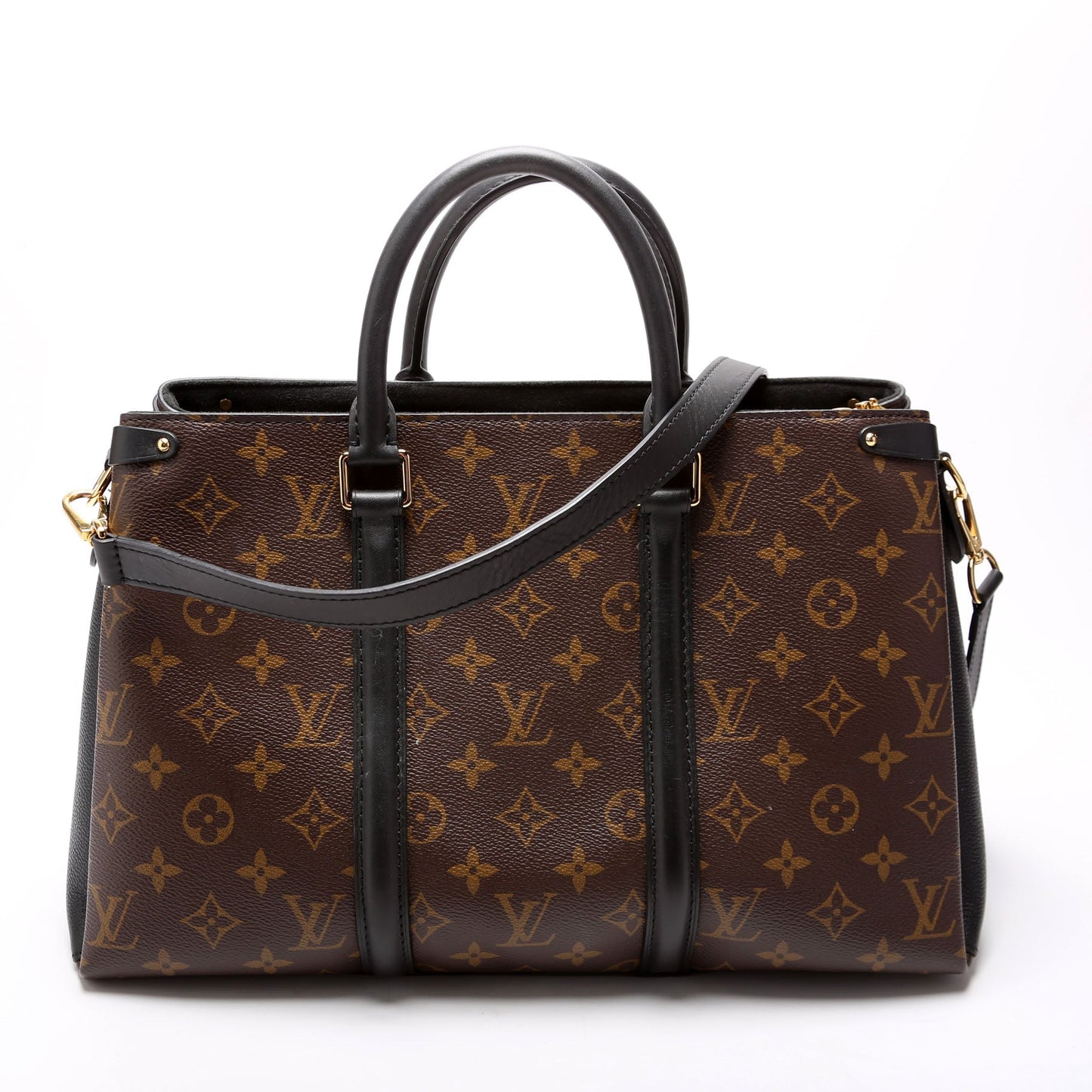 Louis Vuitton Soufflot MM Monogram Black