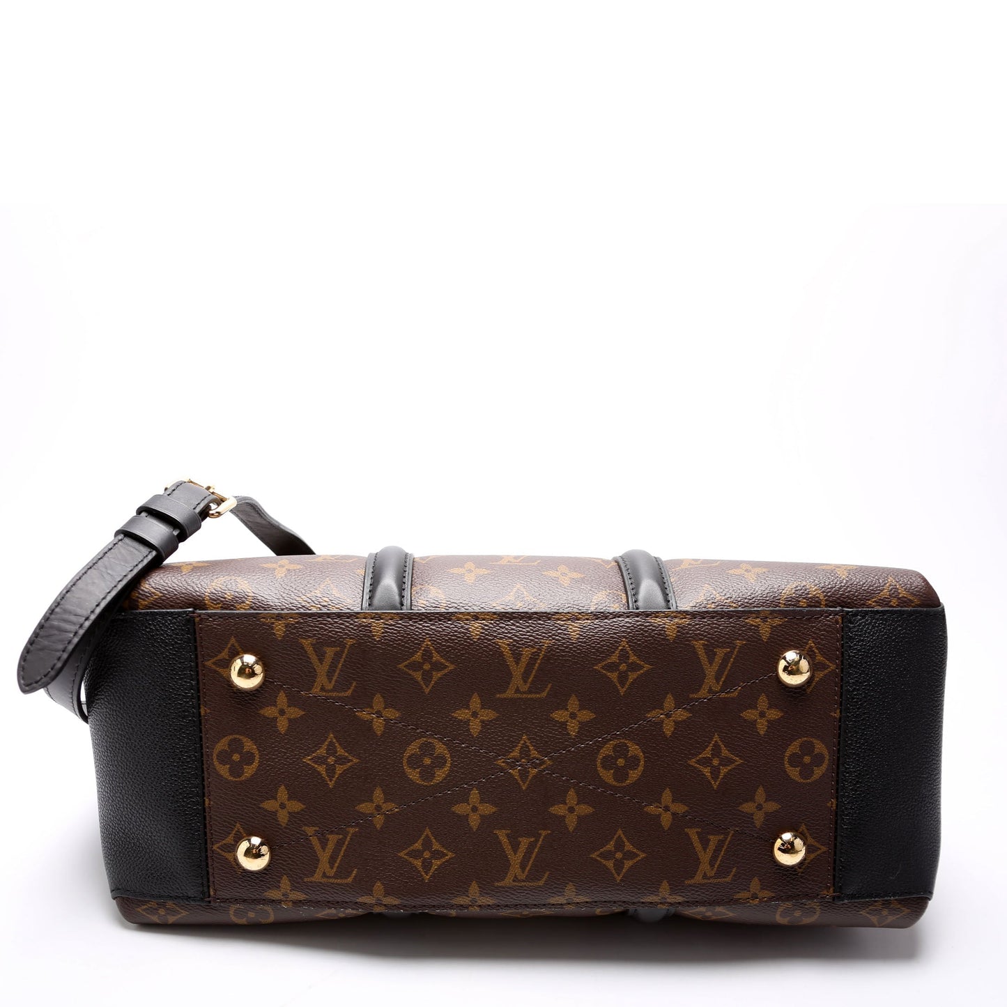Louis Vuitton Soufflot MM Monogram Black