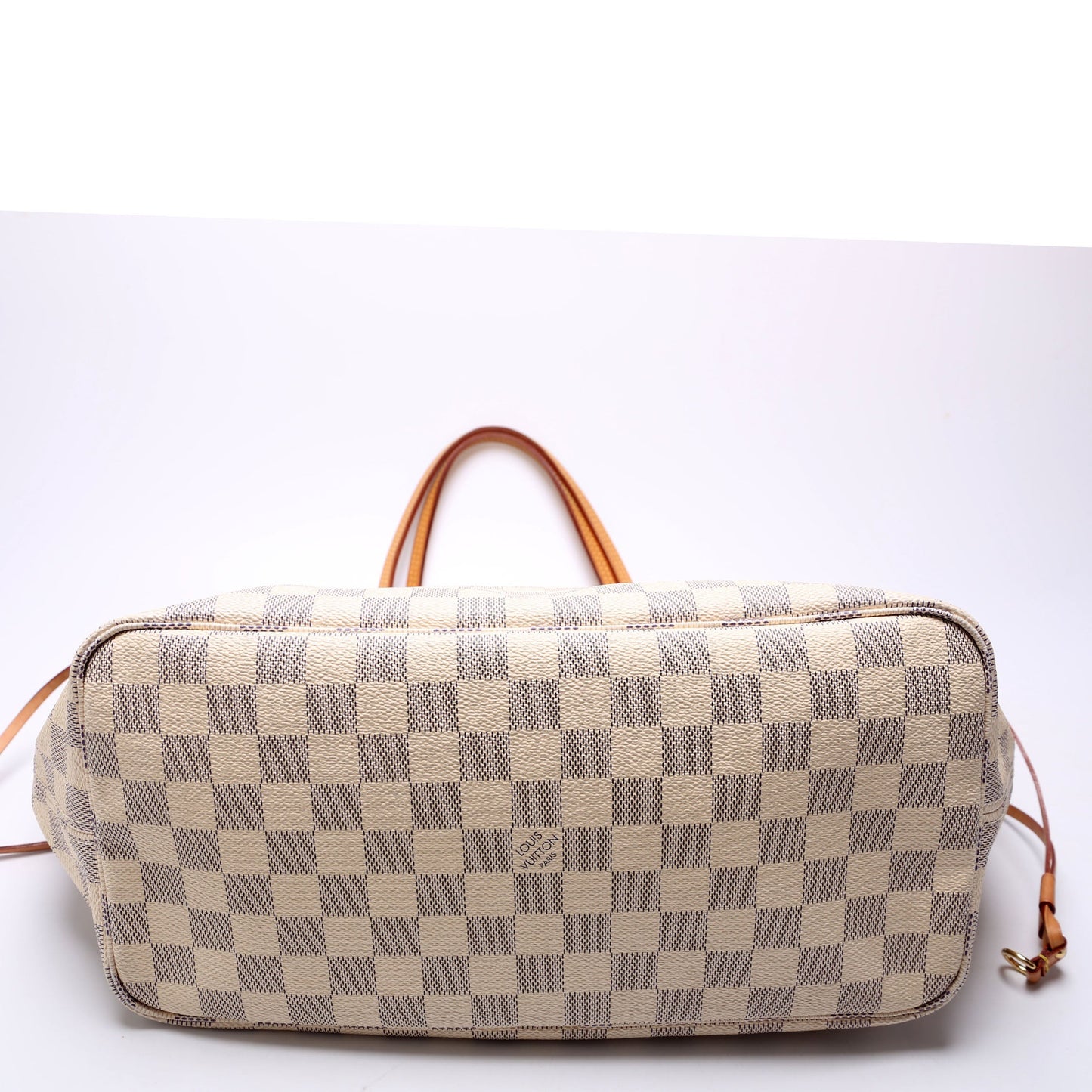 Louis Vuitton Neverfull W/Wallet MM Damier Azur
