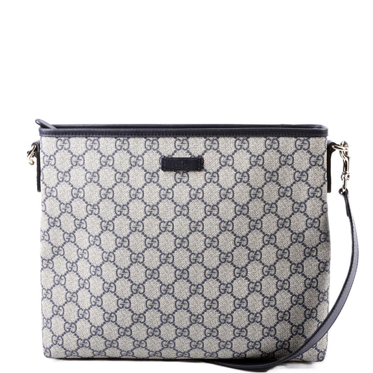Gucci 388924 GG Supreme Crossbody Blue Bag