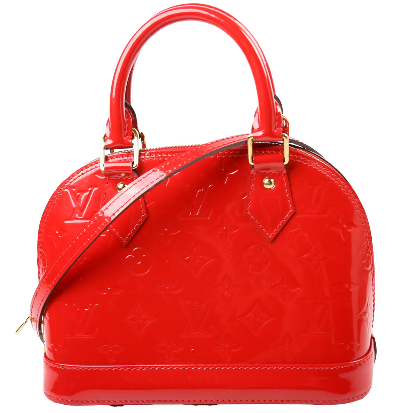 Louis Vuitton Alma BB Vernis Red