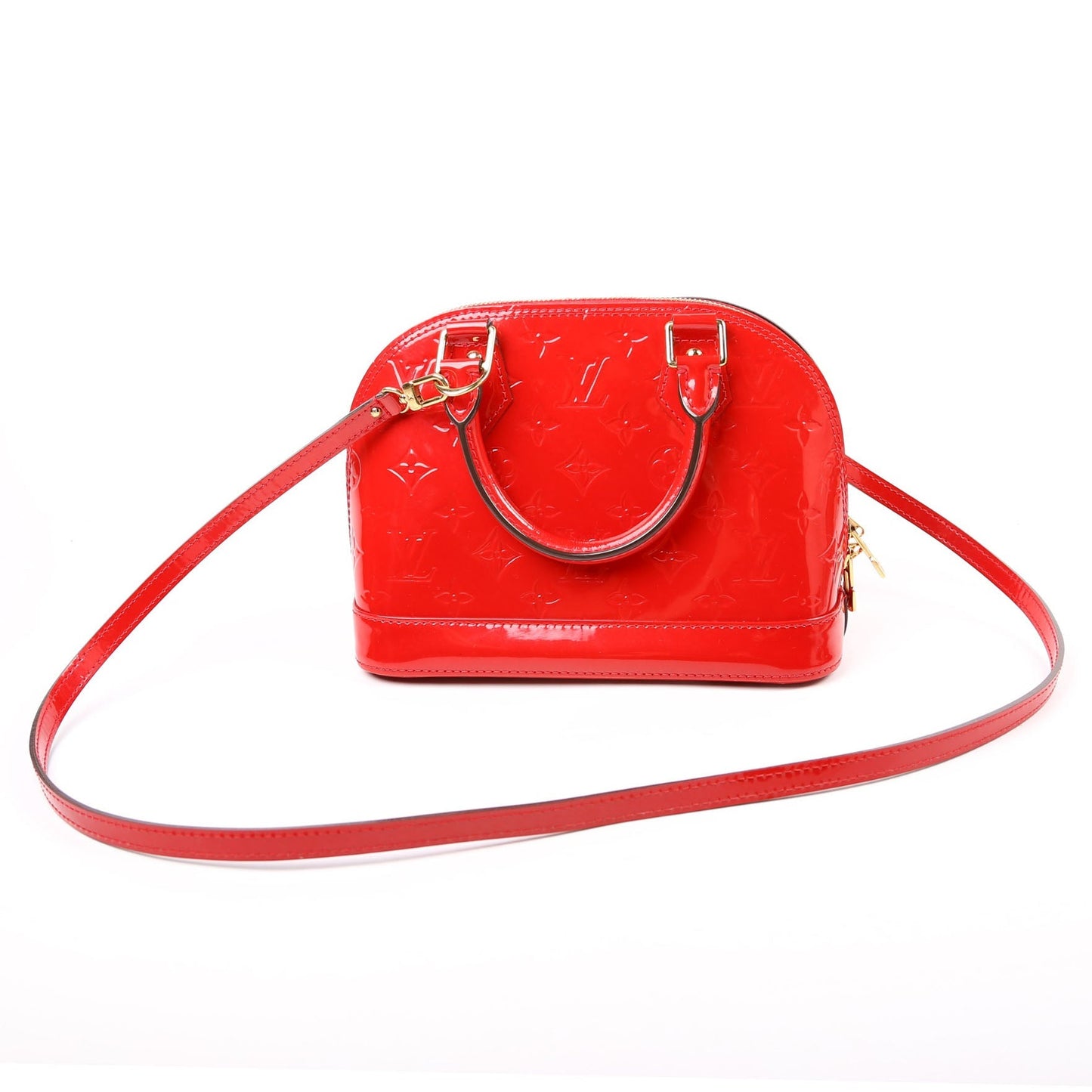 Louis Vuitton Alma BB Vernis Red