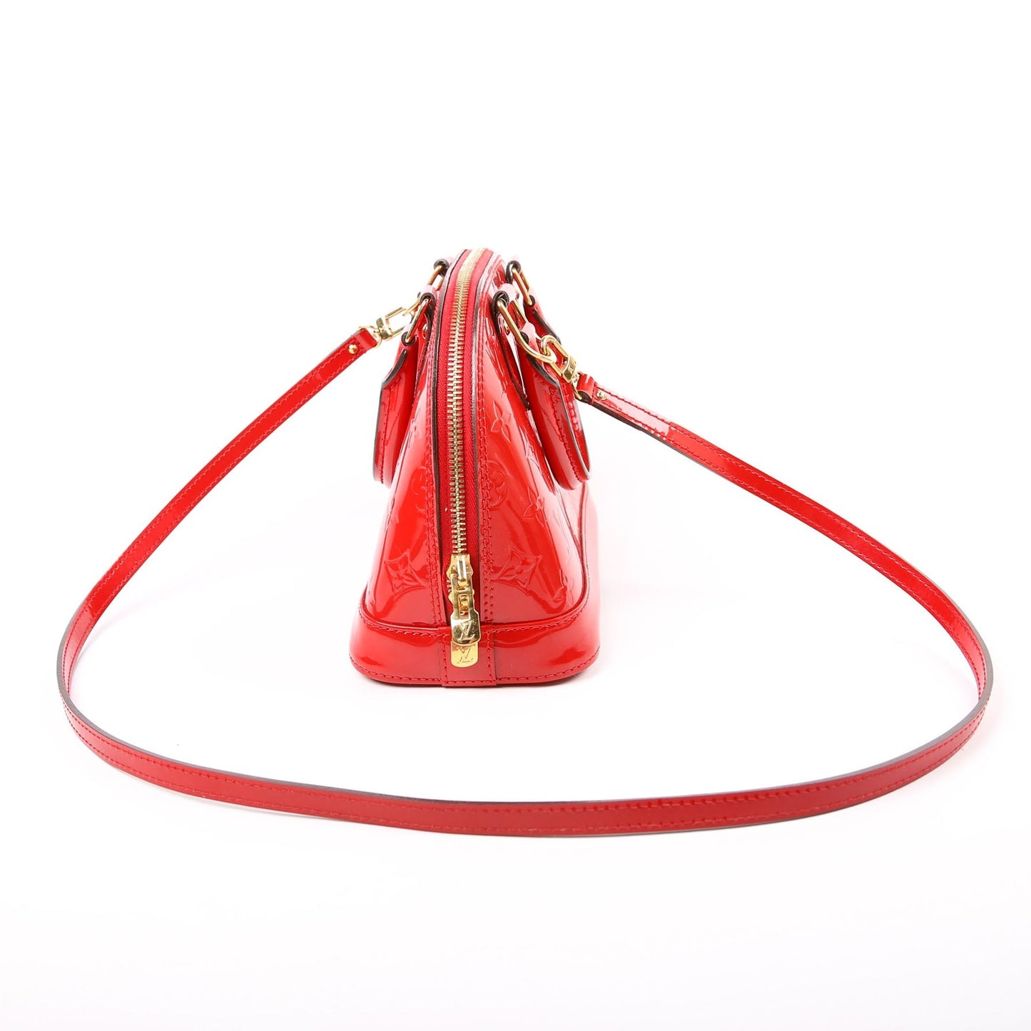 Louis Vuitton Alma BB Vernis Red
