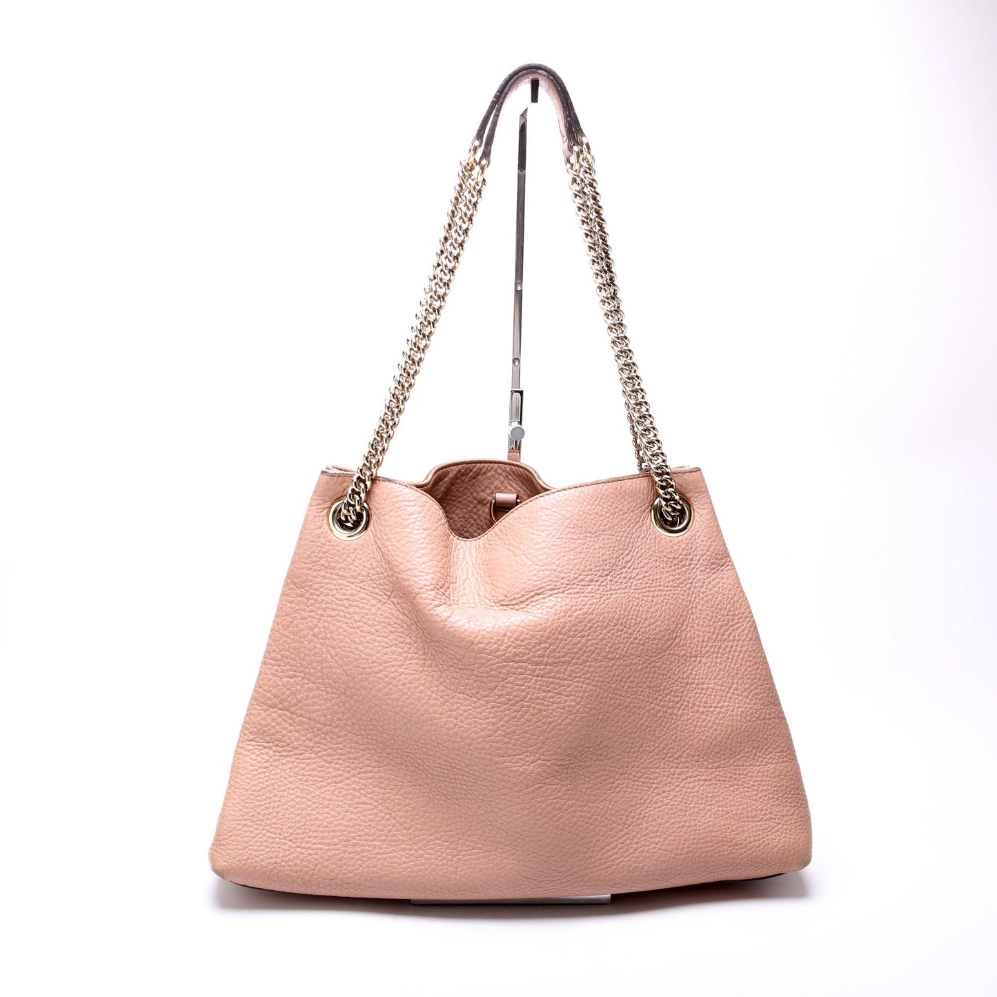 Gucci 308982 Soho Leather Shoulder Medium Tan Bag