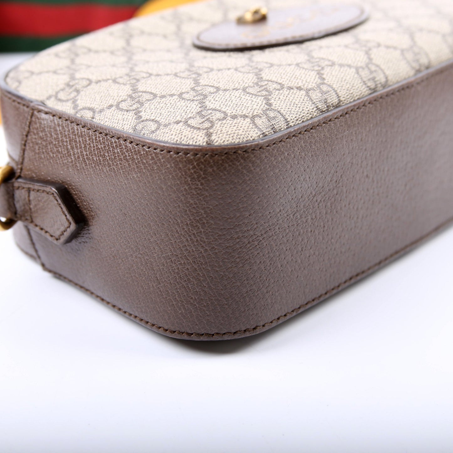 Gucci 476466 GG Supreme Messenger Brown Bag