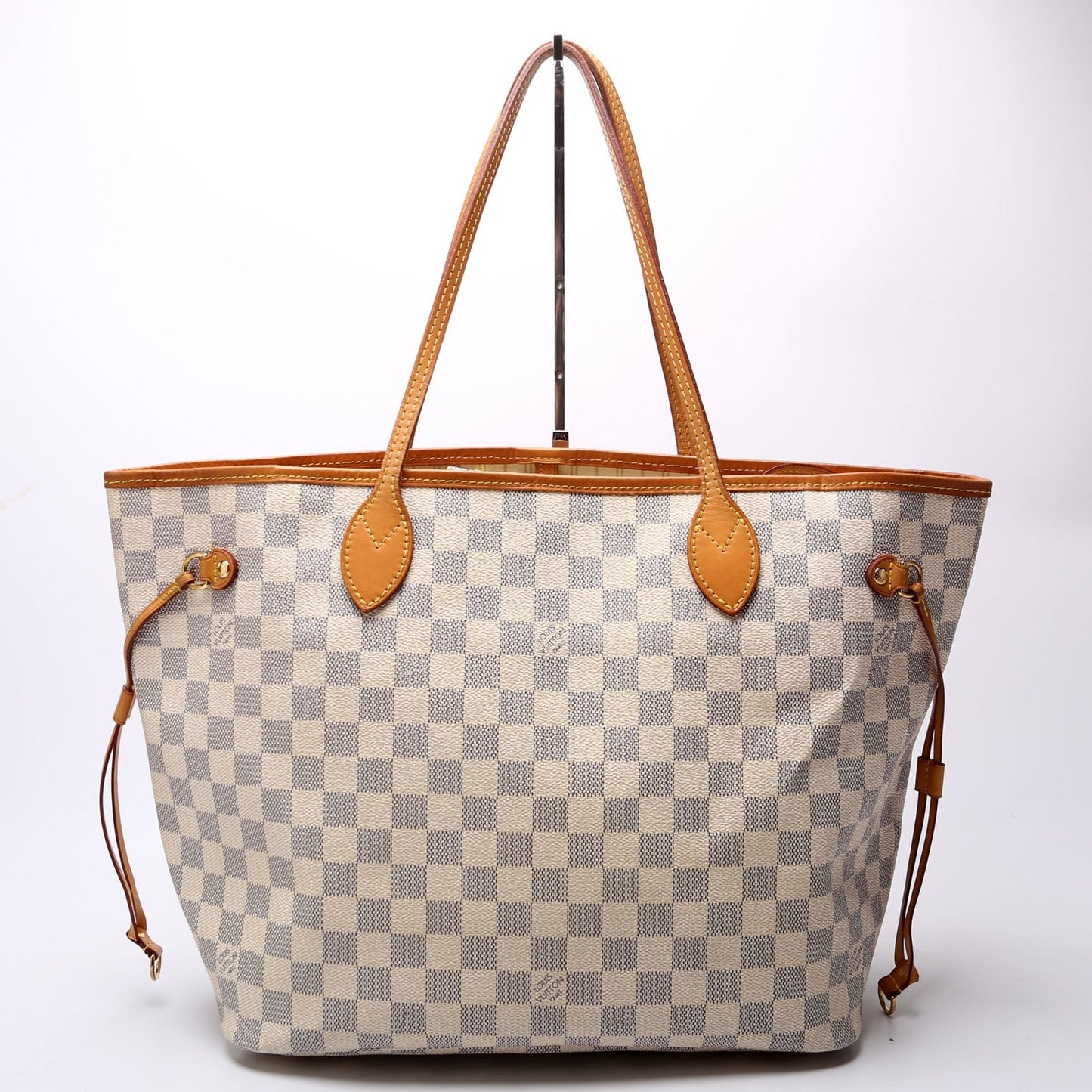 Louis Vuitton Neverfull with Wallet MM Damier Azur